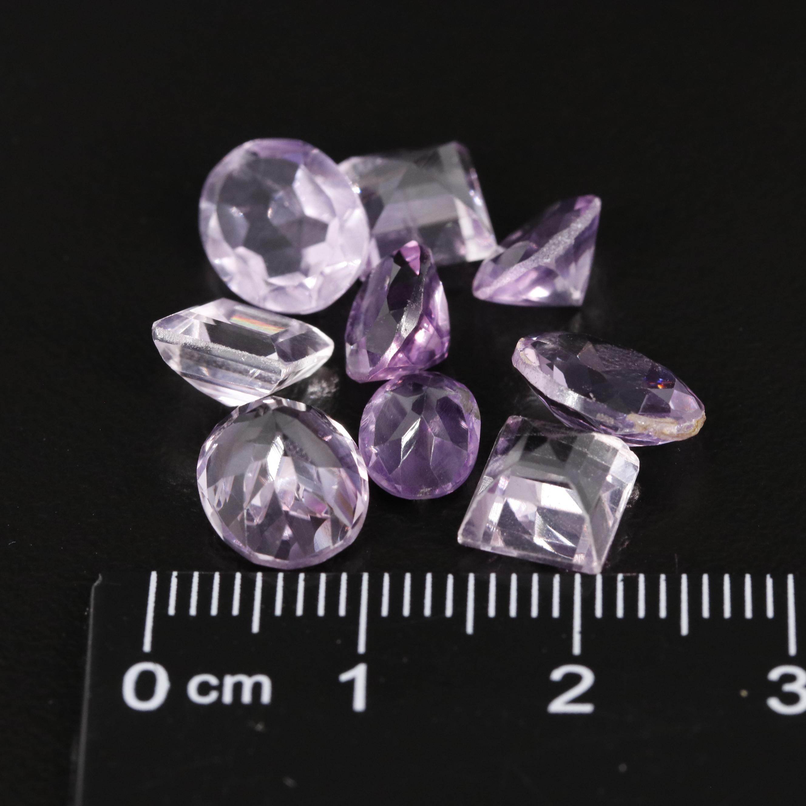 Loose 15.45 CTW Amethyst Lot