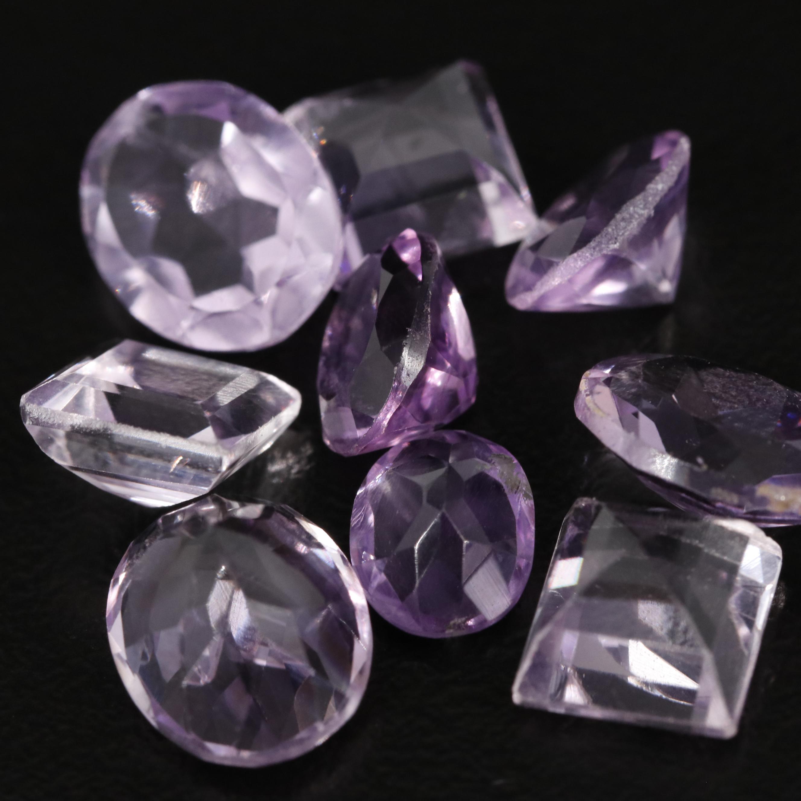Loose 15.45 CTW Amethyst Lot