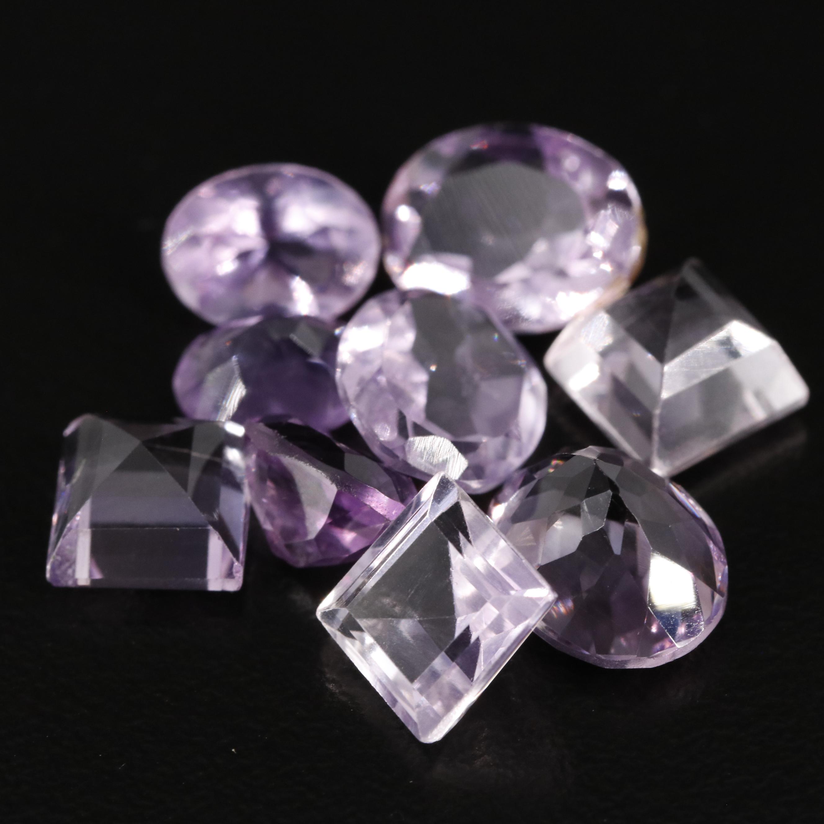 Loose 15.45 CTW Amethyst Lot