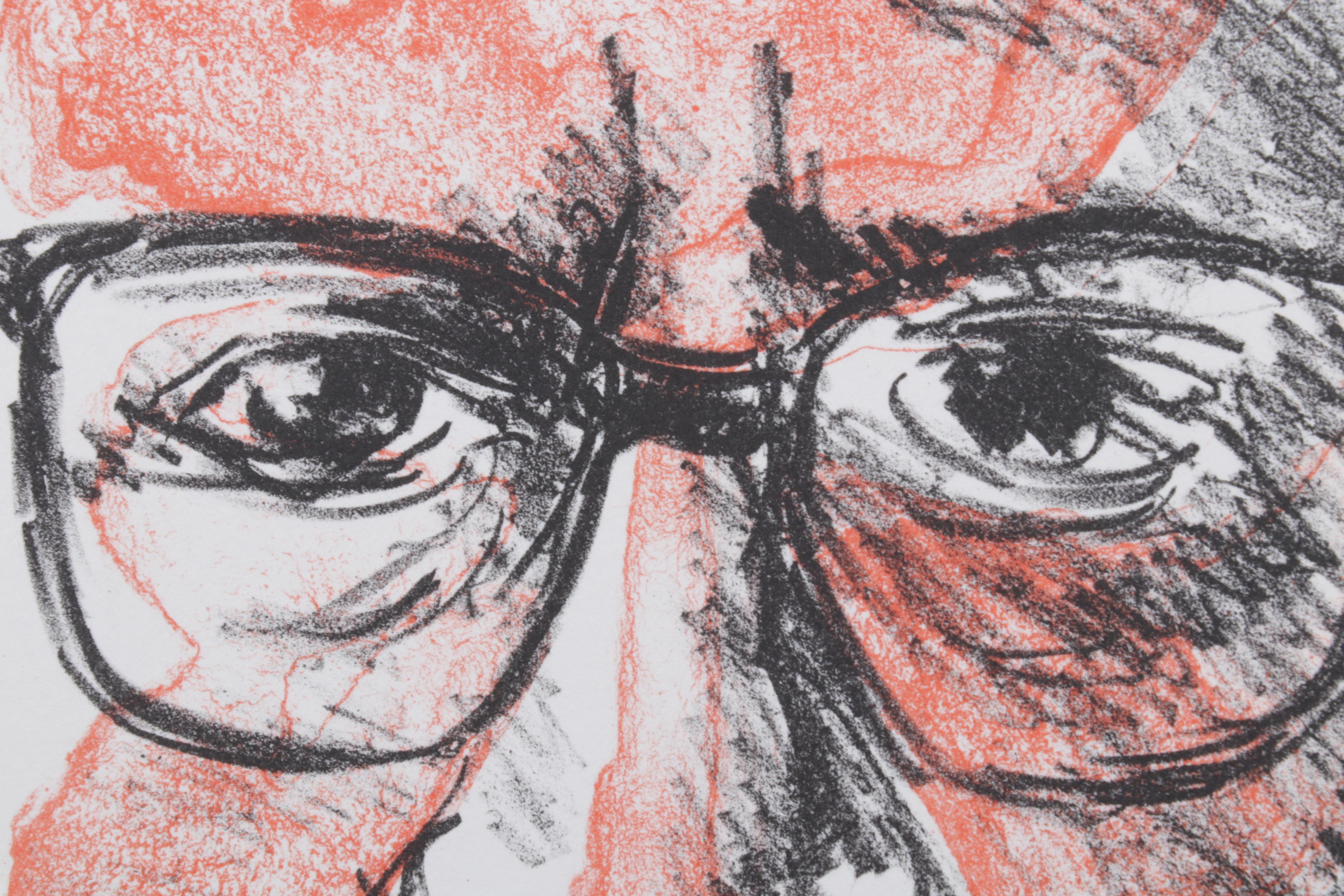 Sidney Chafetz Color Lithograph "Elias Canetti," 1998