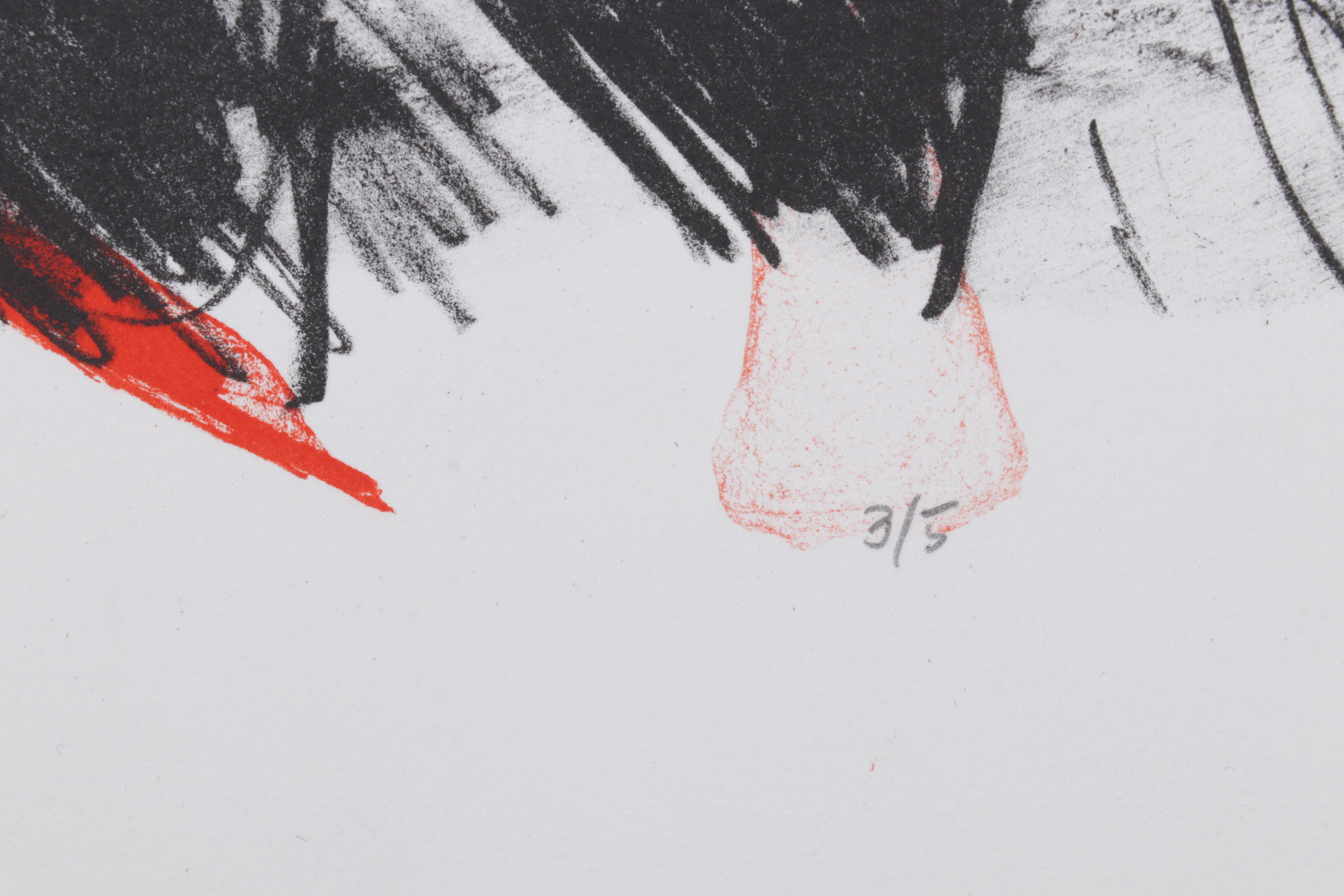 Sidney Chafetz Color Lithograph "Elias Canetti," 1998