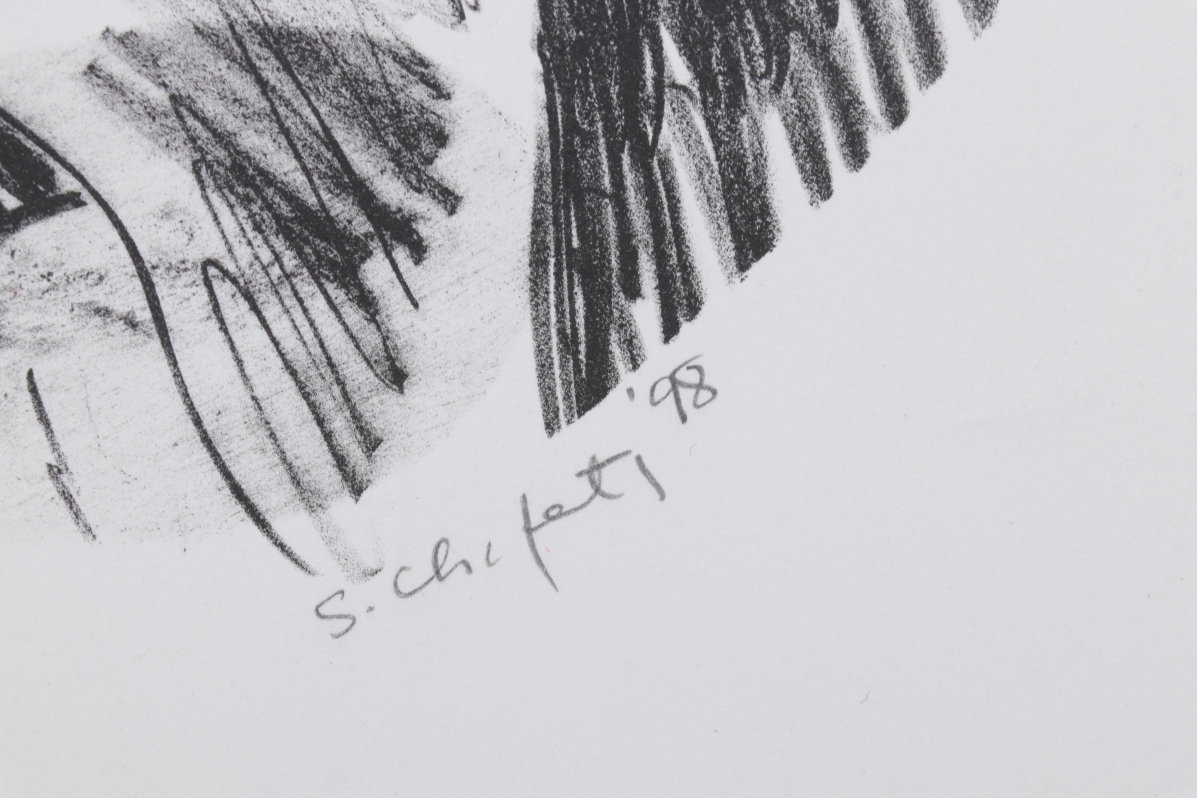 Sidney Chafetz Color Lithograph "Elias Canetti," 1998