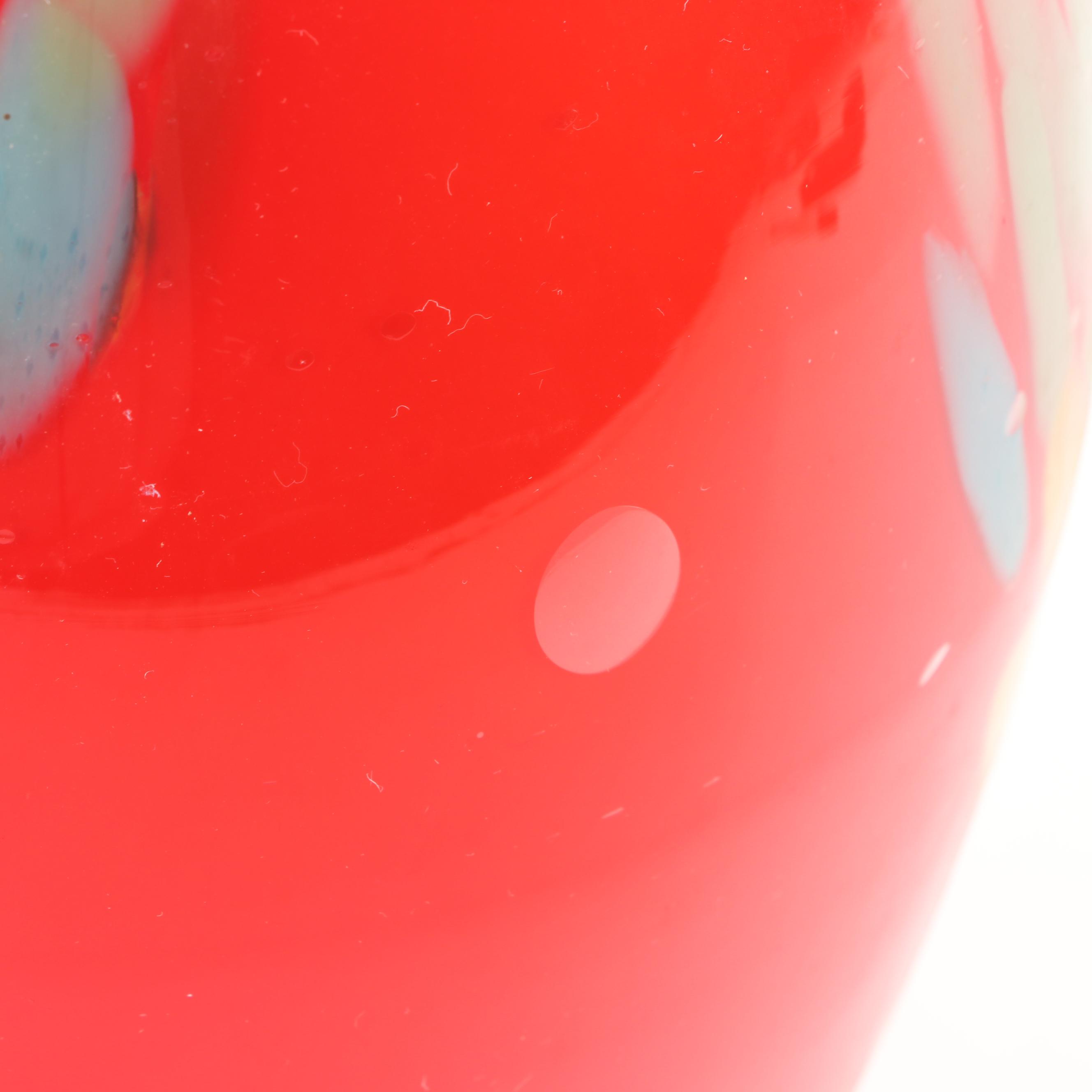 Murano Style Aventurine, Feathered and Confetti Art Glass Vases