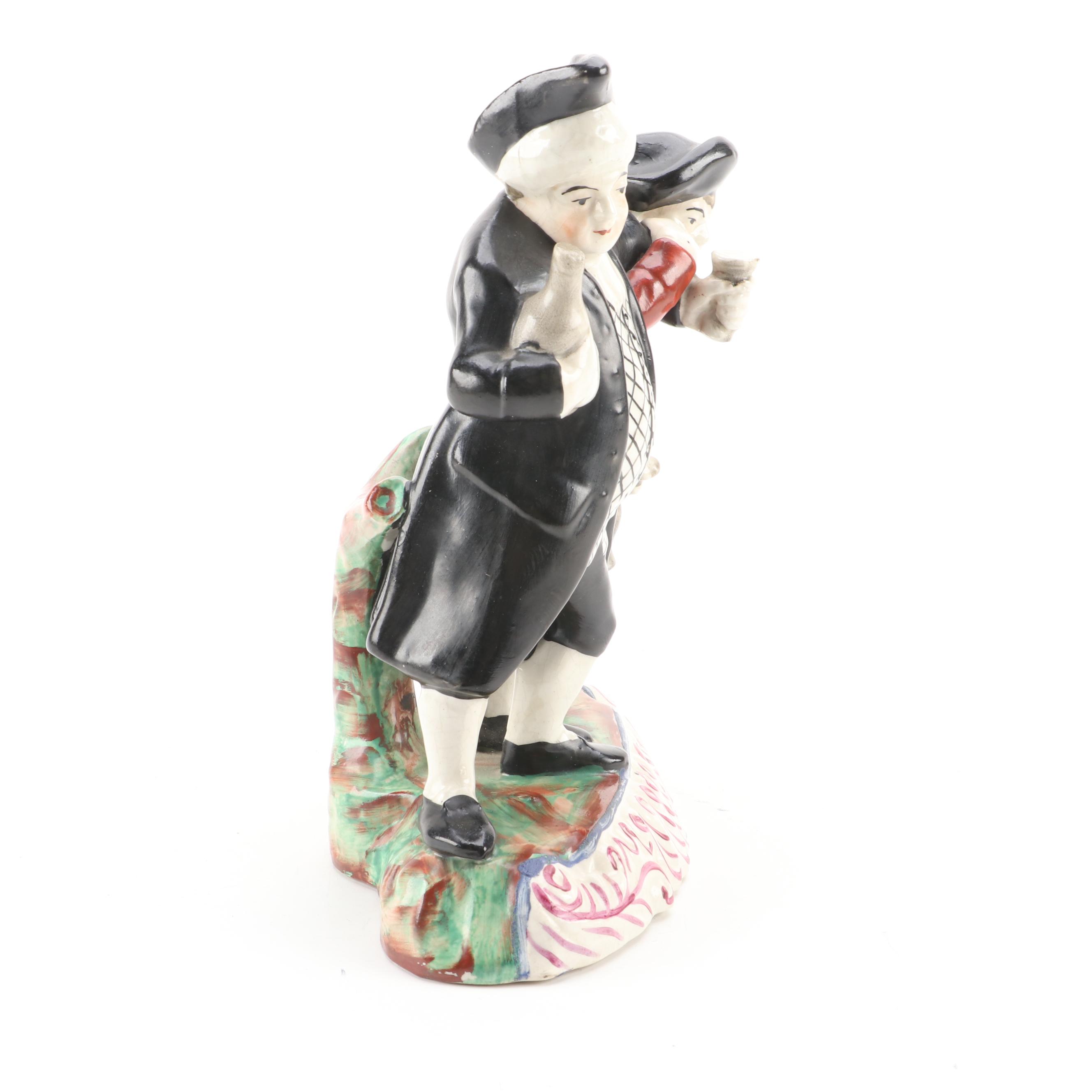 Staffordshire "Vicar and Moses" Figural Group, 19th Century