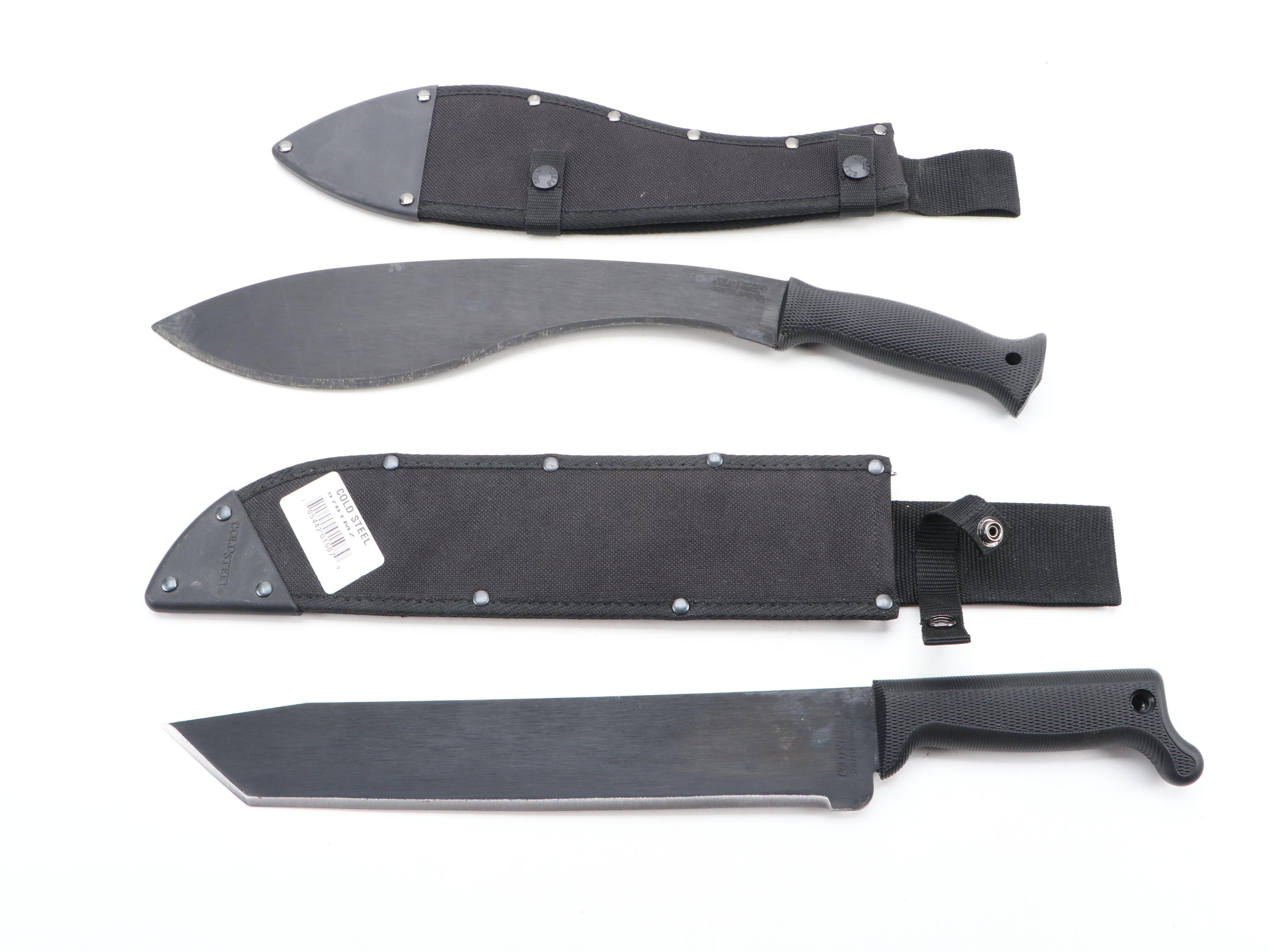 South African Cold Steel Machete With Scabbard, Condor Parang Machete, Khukri