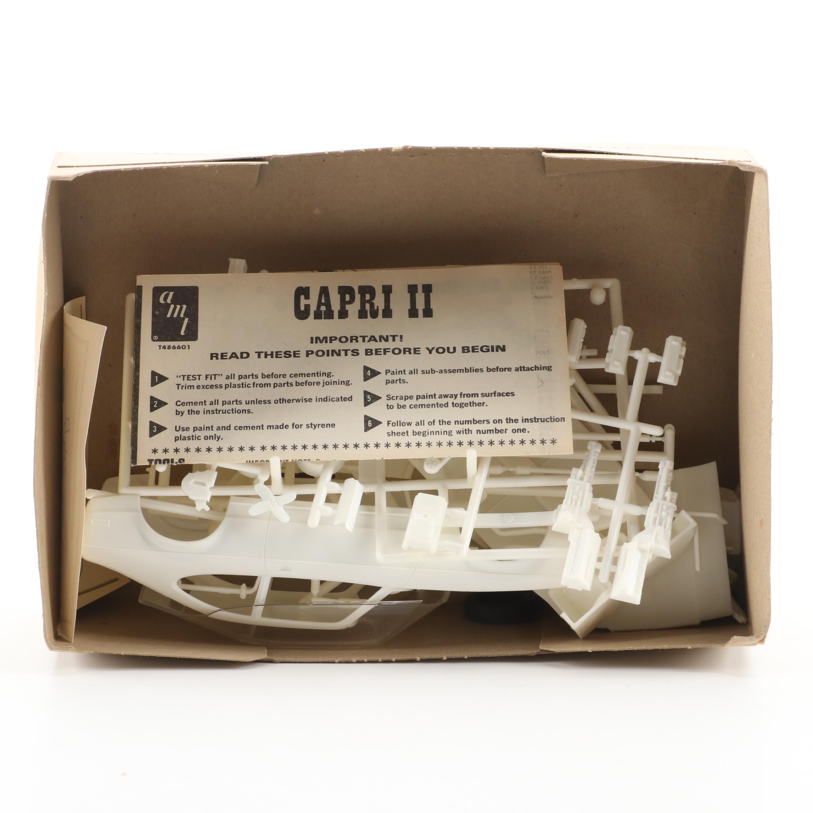 AMT Capri II S, Revell Chevy Combo and Other Model Cars