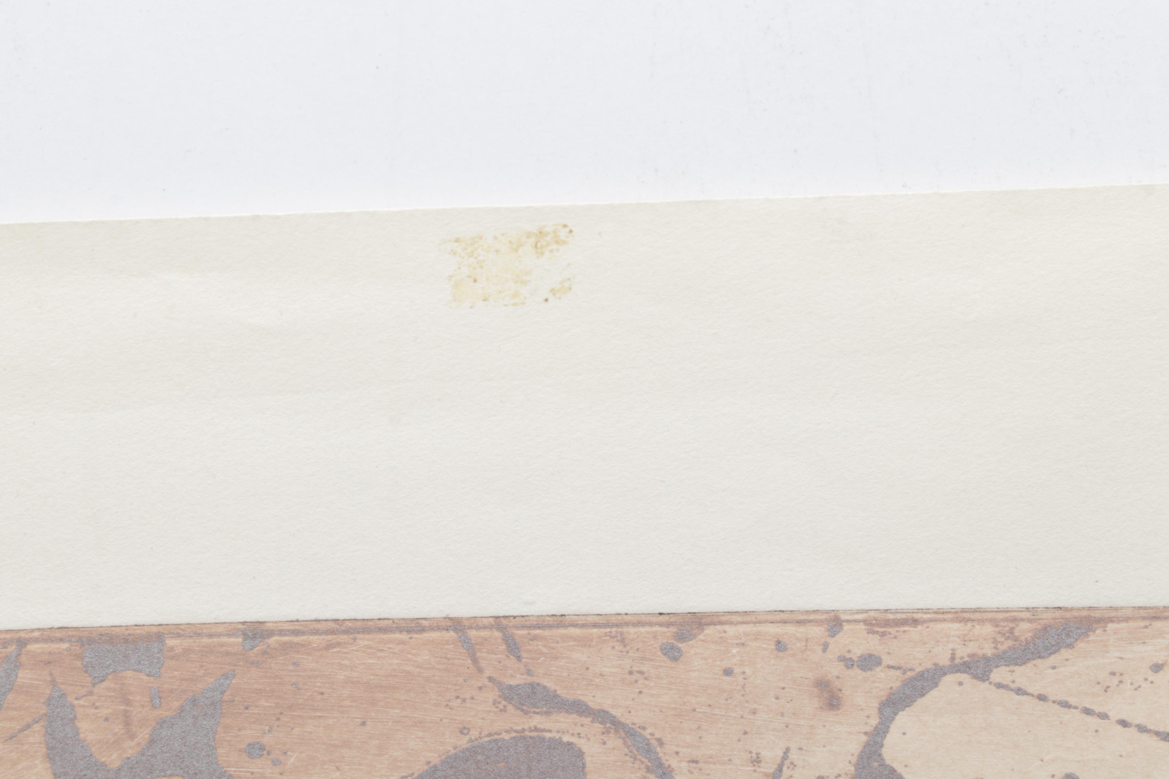 Sidney Chafetz Color Etching "Homage to Bert Williams," 1970