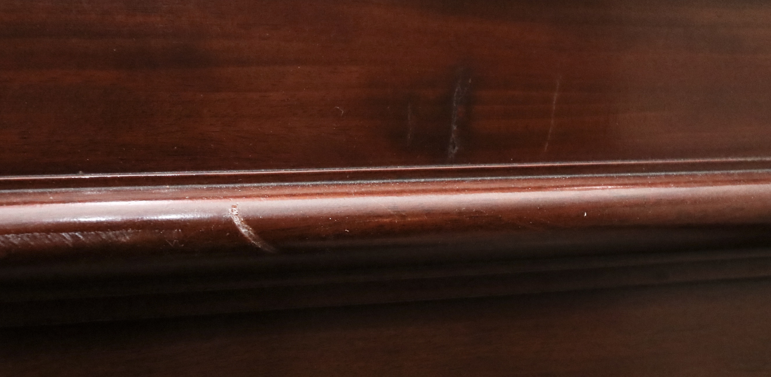 Late Victorian Carved Walnut Full Bed Frame, Early 20th Century