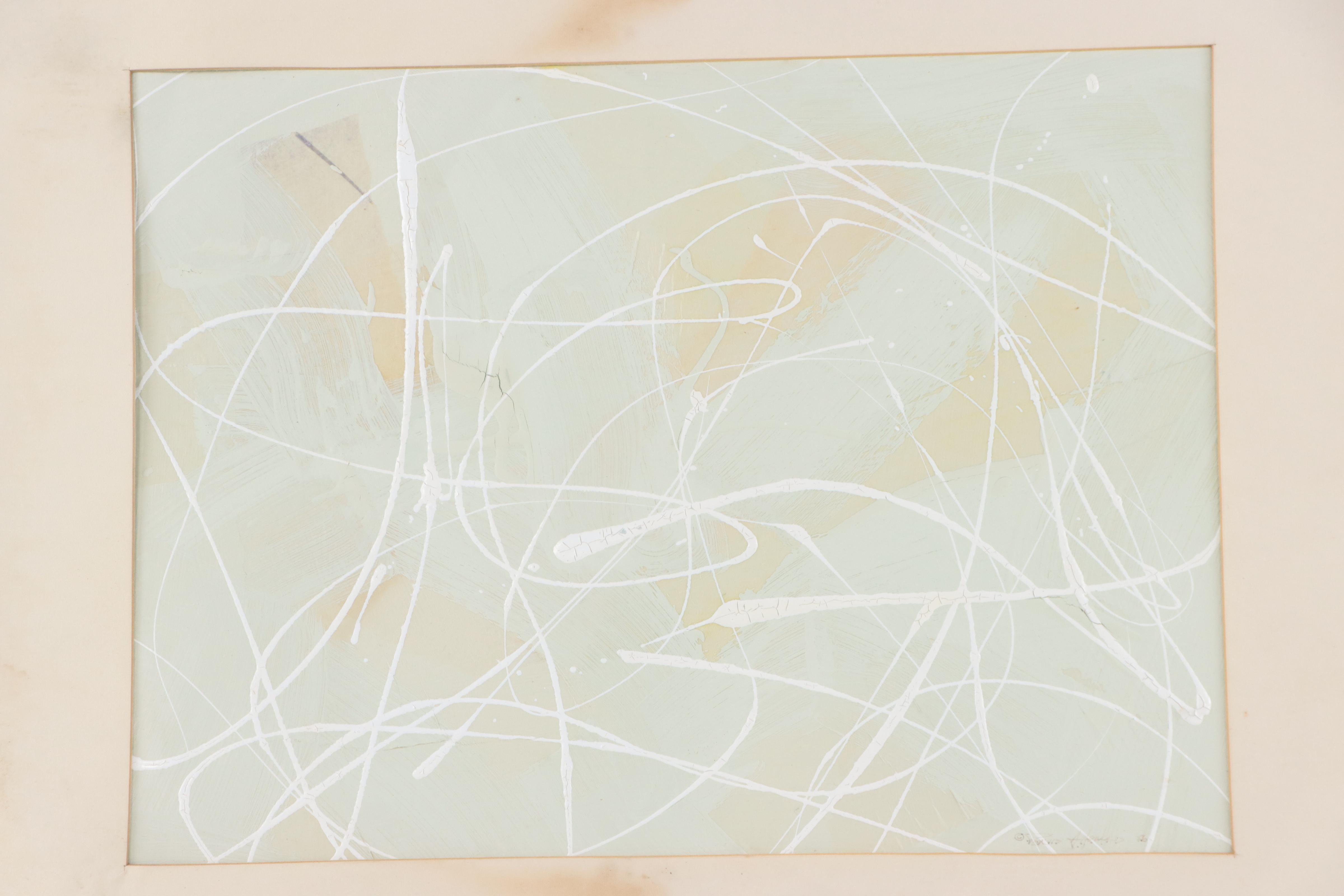 Pervis Hawkins Abstract Acrylic Painting