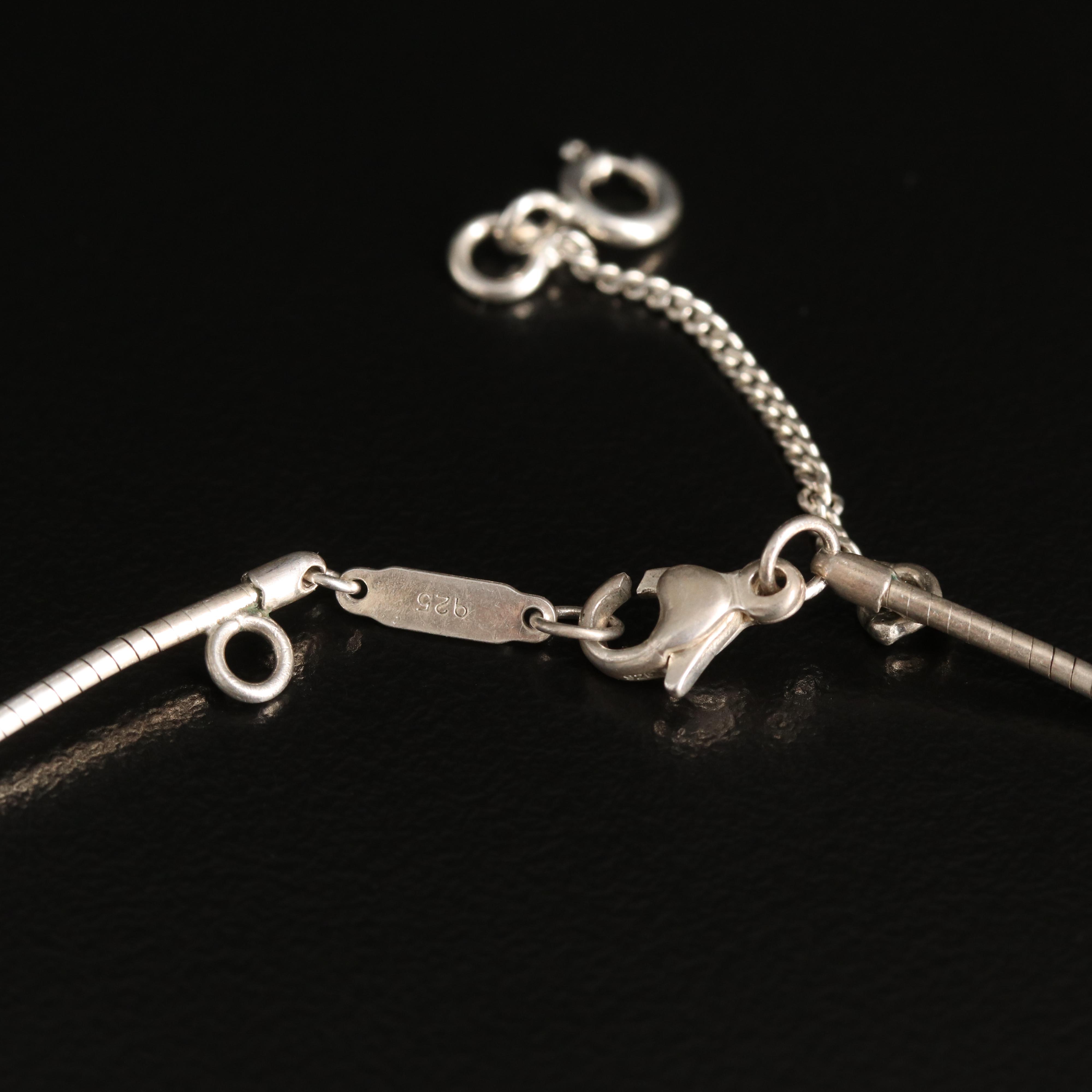 1990s Tiffany & Co. Sterling Cut Out Heart Necklace