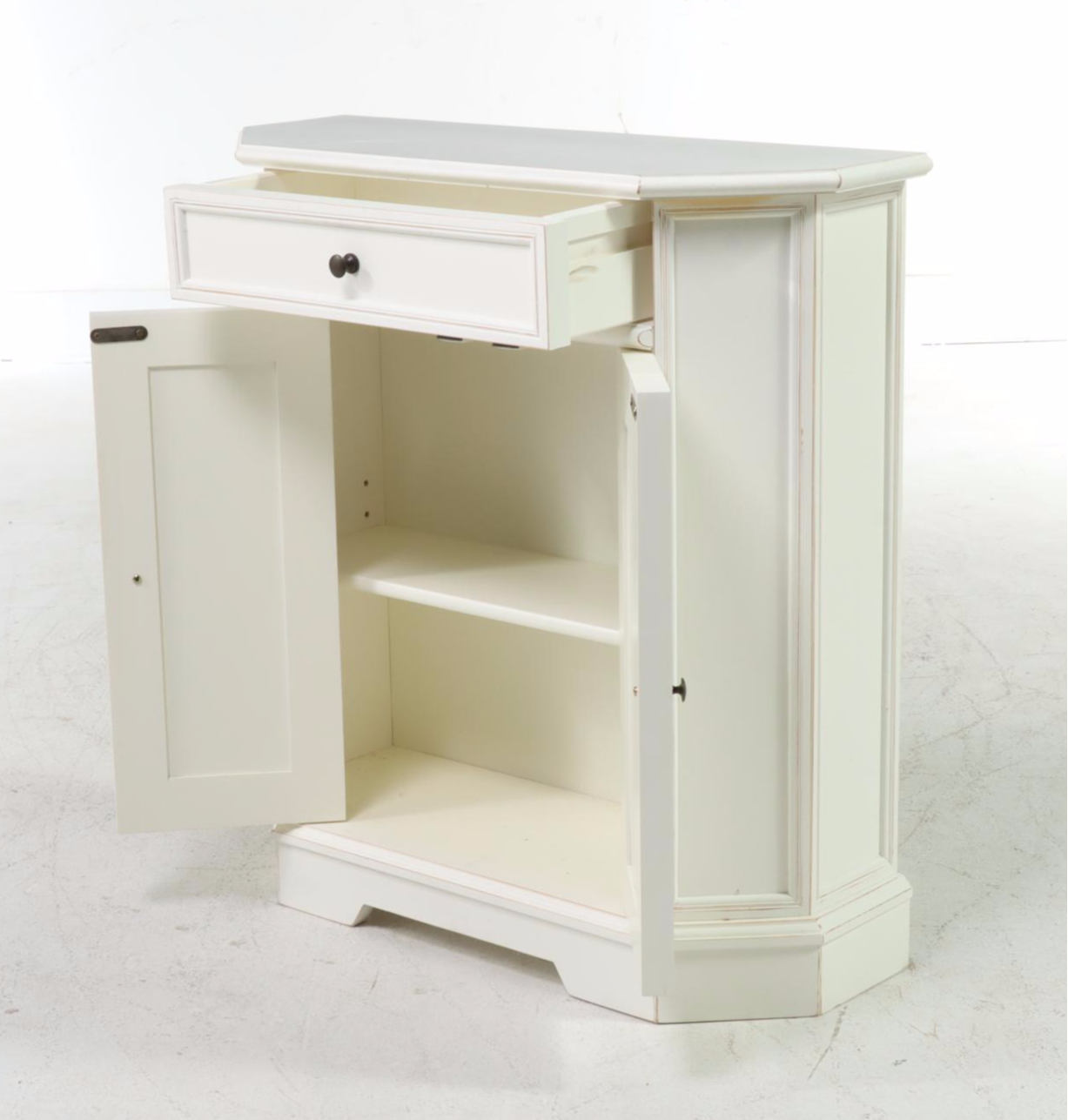 Ballard Designs White-Painted Console Cabinet