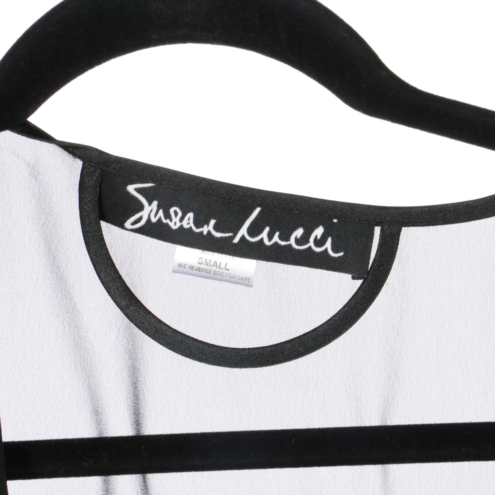 Susan Lucci Floral Appliqué Nightgowns with Sheer Robe