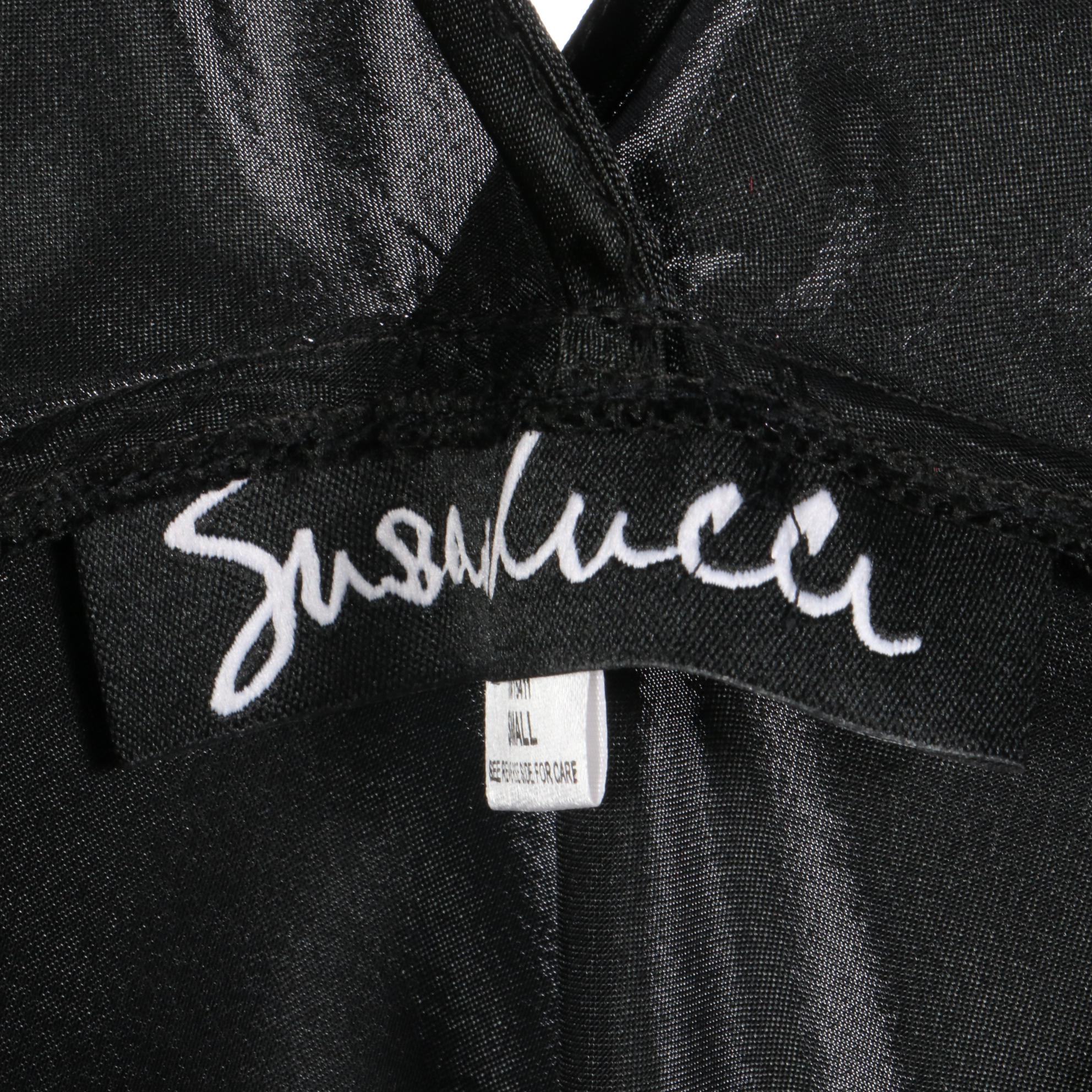 Susan Lucci Floral Appliqué Nightgowns with Sheer Robe