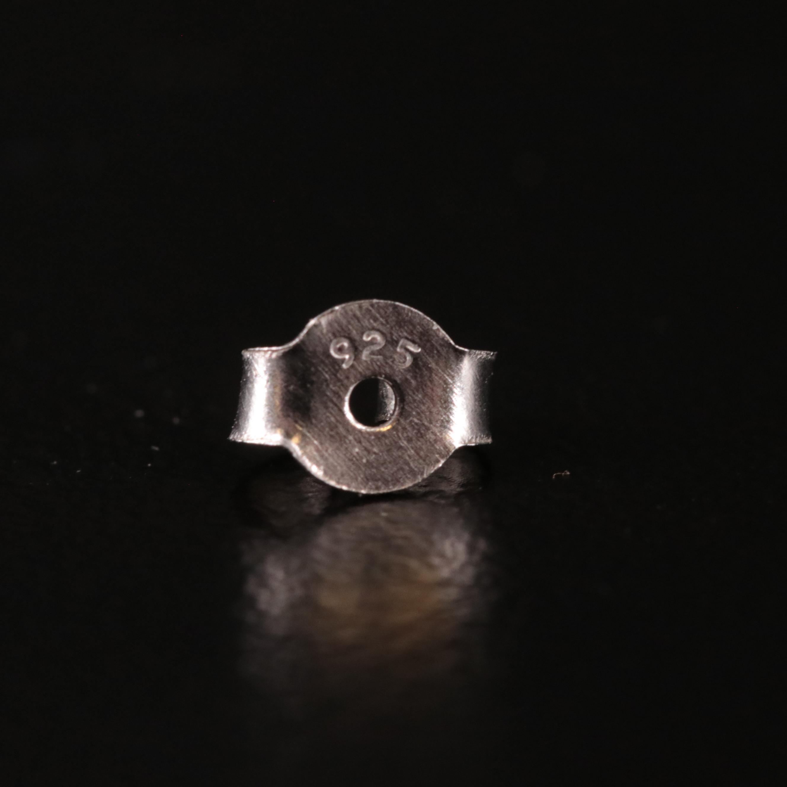 Sterling Cubic Zirconia Stud Earrings