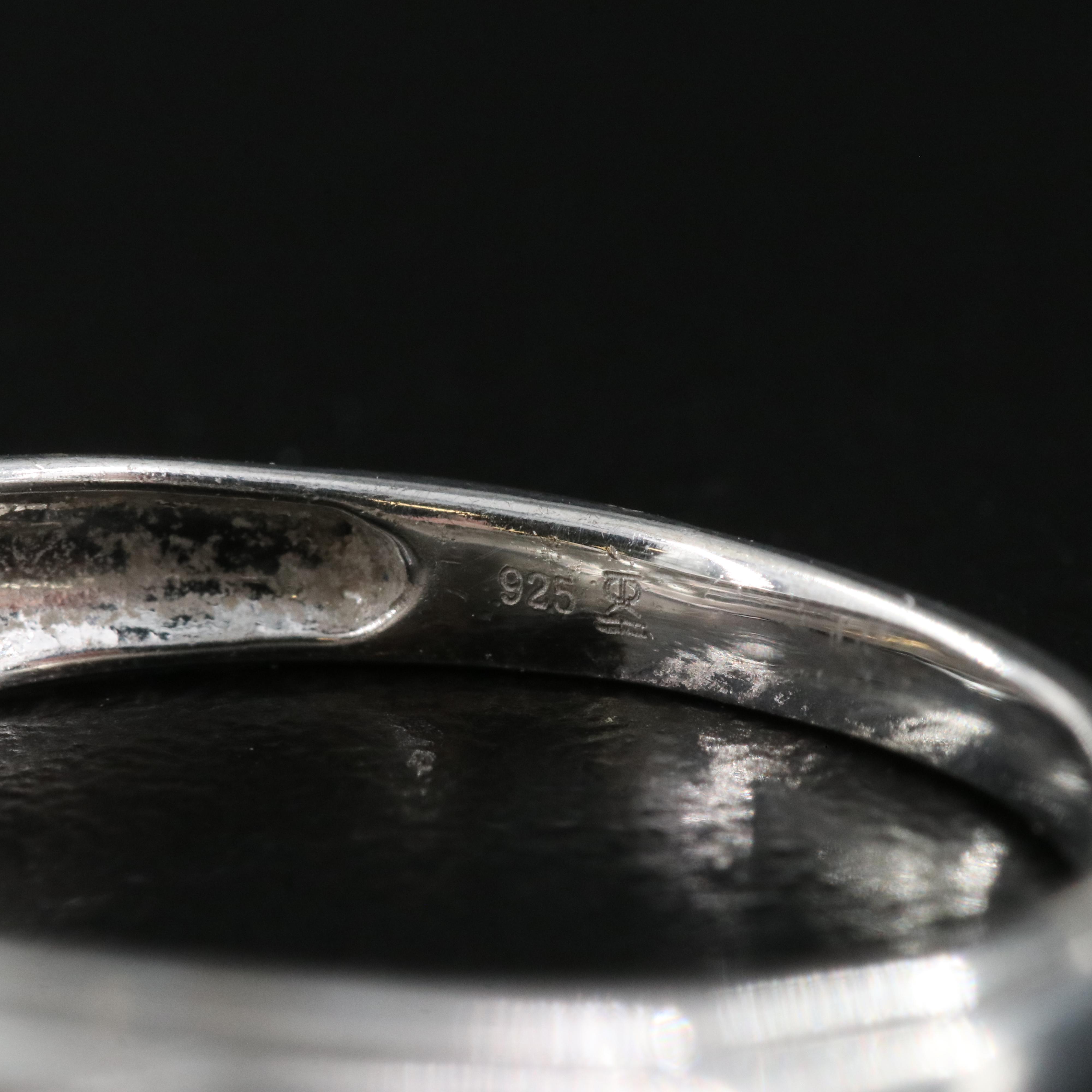 Sterling Diamond Ring and Band