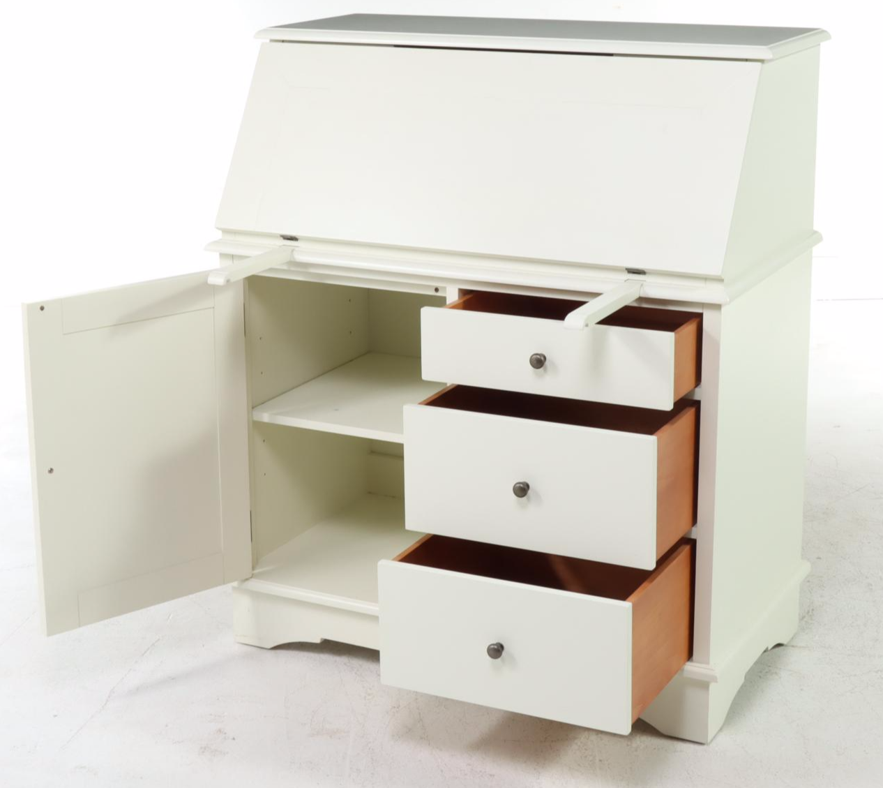 Pottery Barn "Graham" Secretary Desk in Antique White