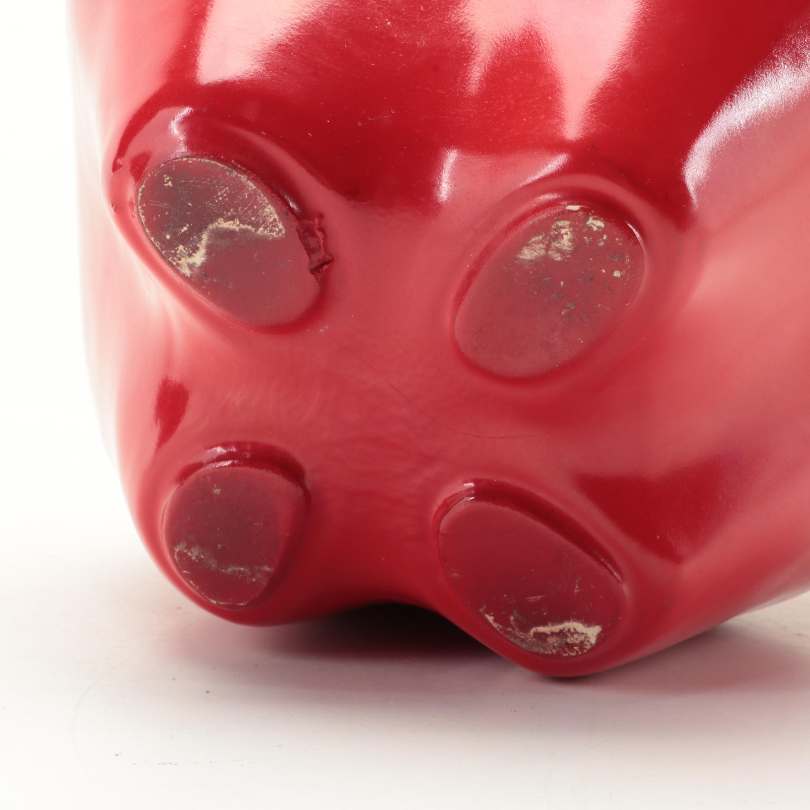 American Bisque Company Lamb Cookie Jar with Strawberry Cookie Jar
