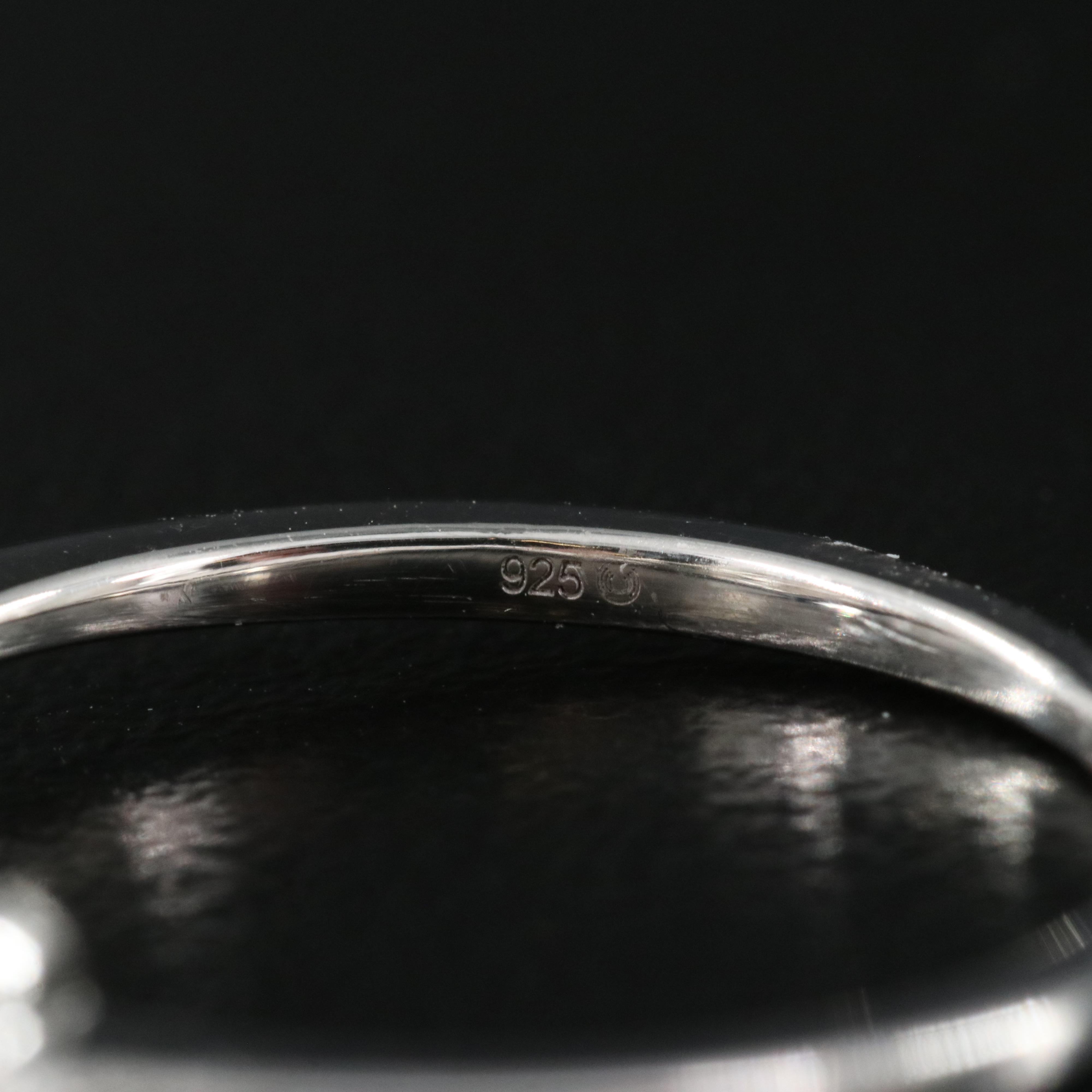 Sterling Diamond Tiara Ring