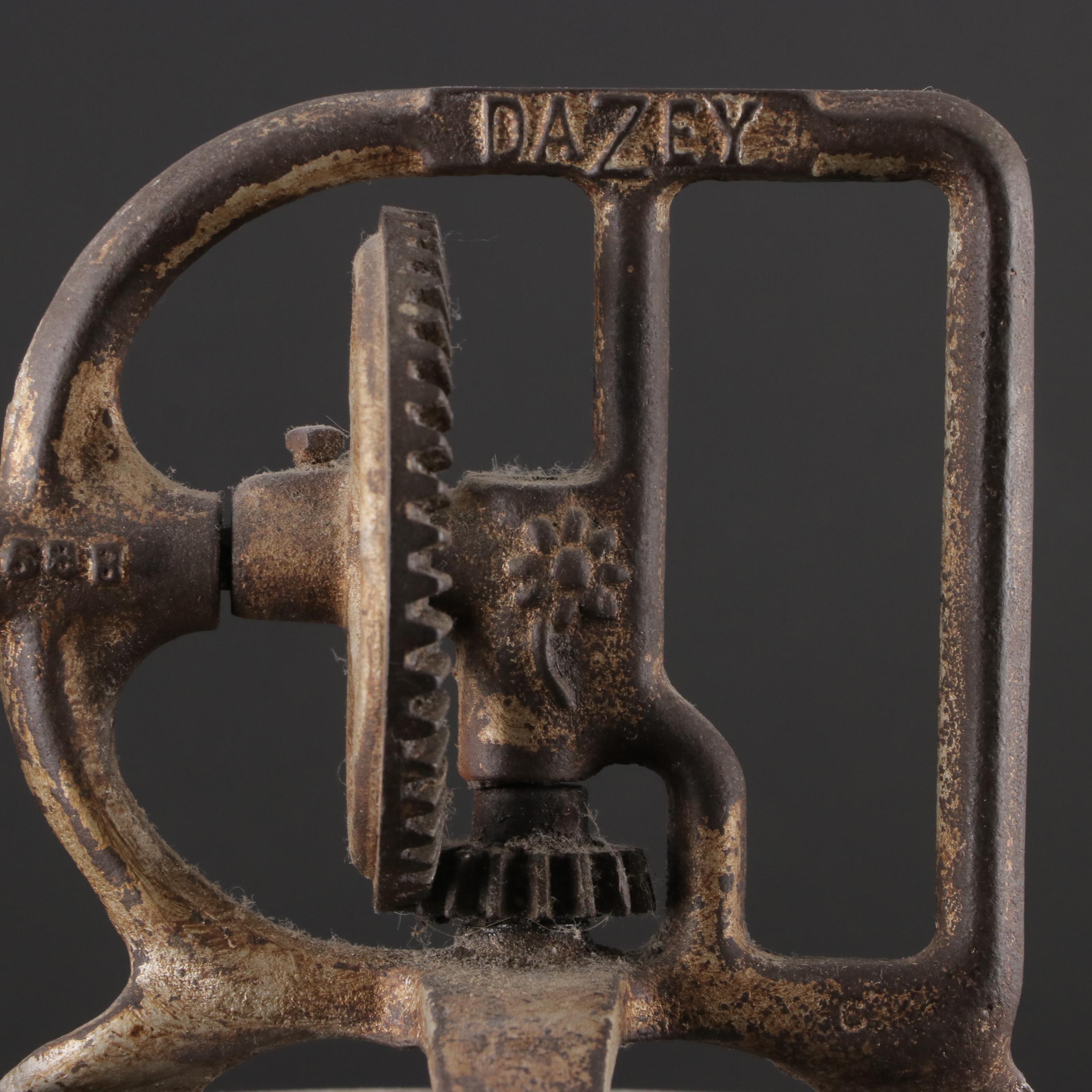 Dazey Churn and Montgomery Wards Glass Butter Churns, Early to Mid-20th Century