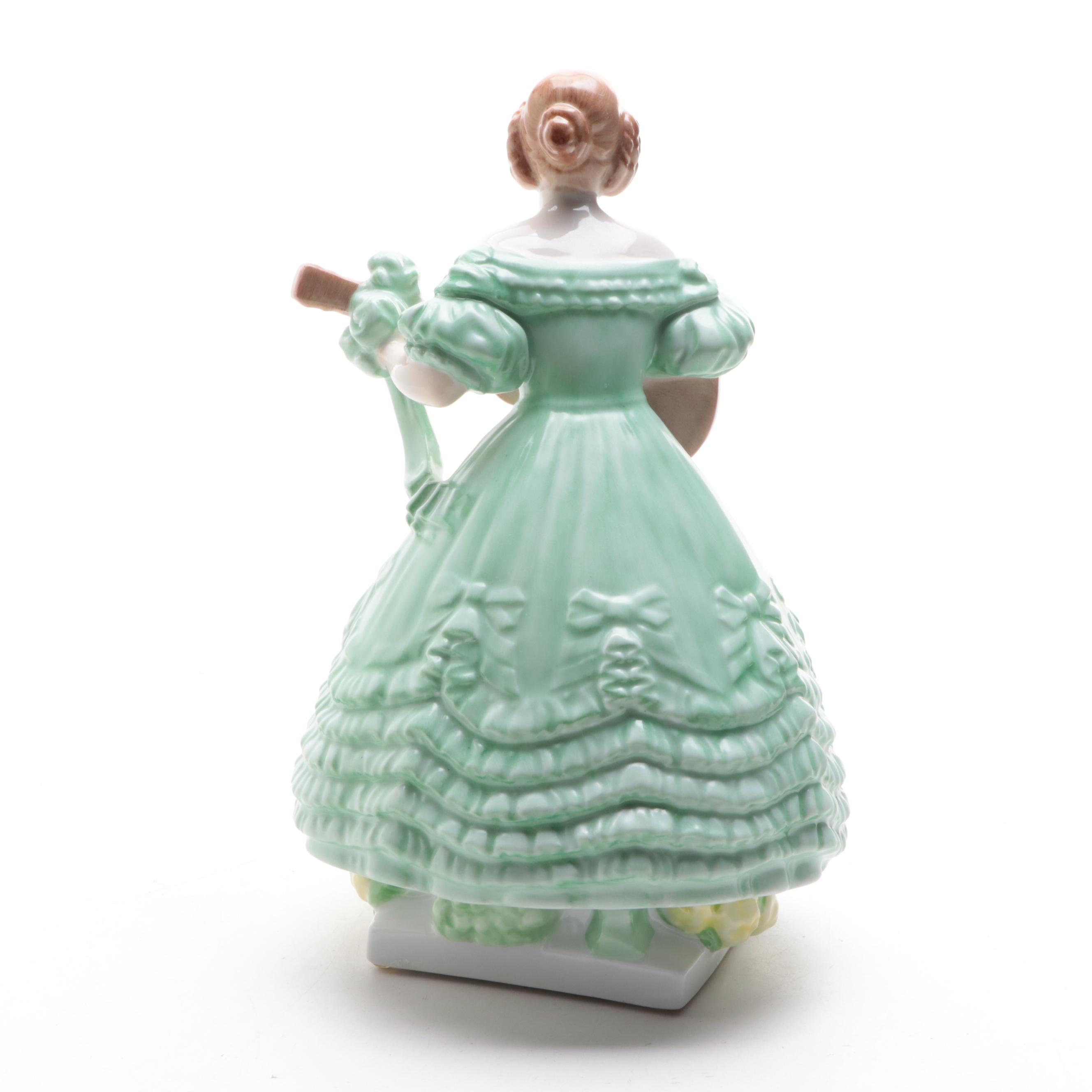 Herend Traditional Hungarian People "Mrs. Dery" Porcelain Figurine, 1999