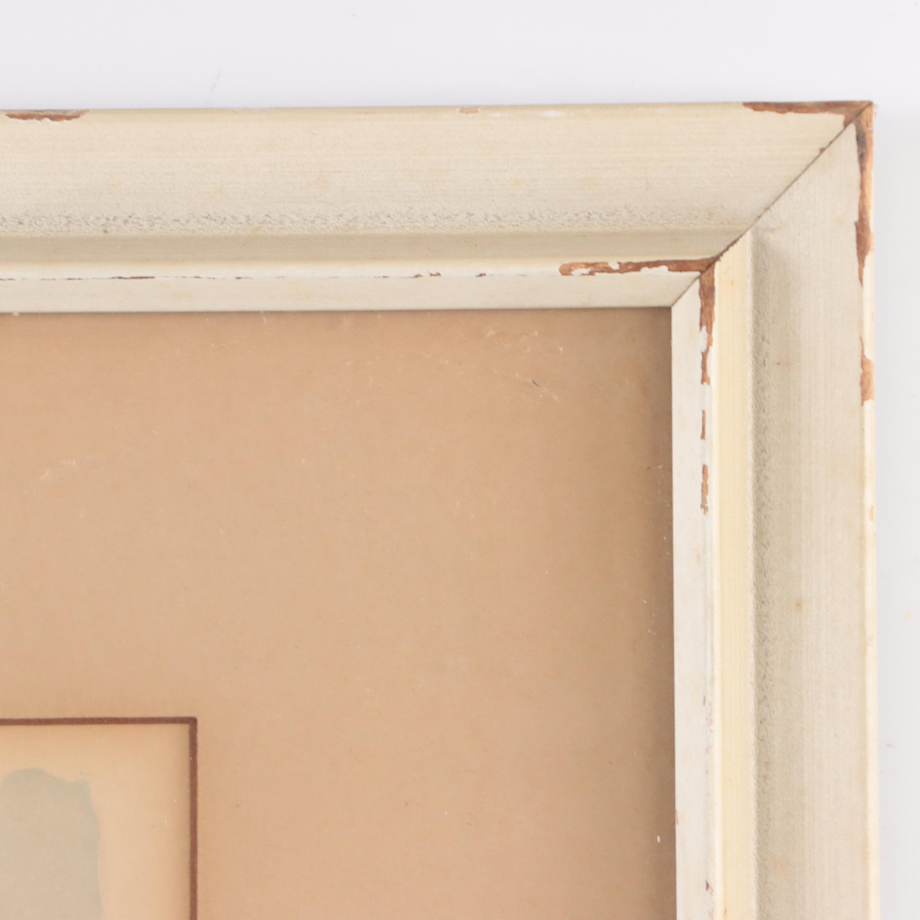 Franz Herbelot Lithograph of Parisian Boulevard Scene