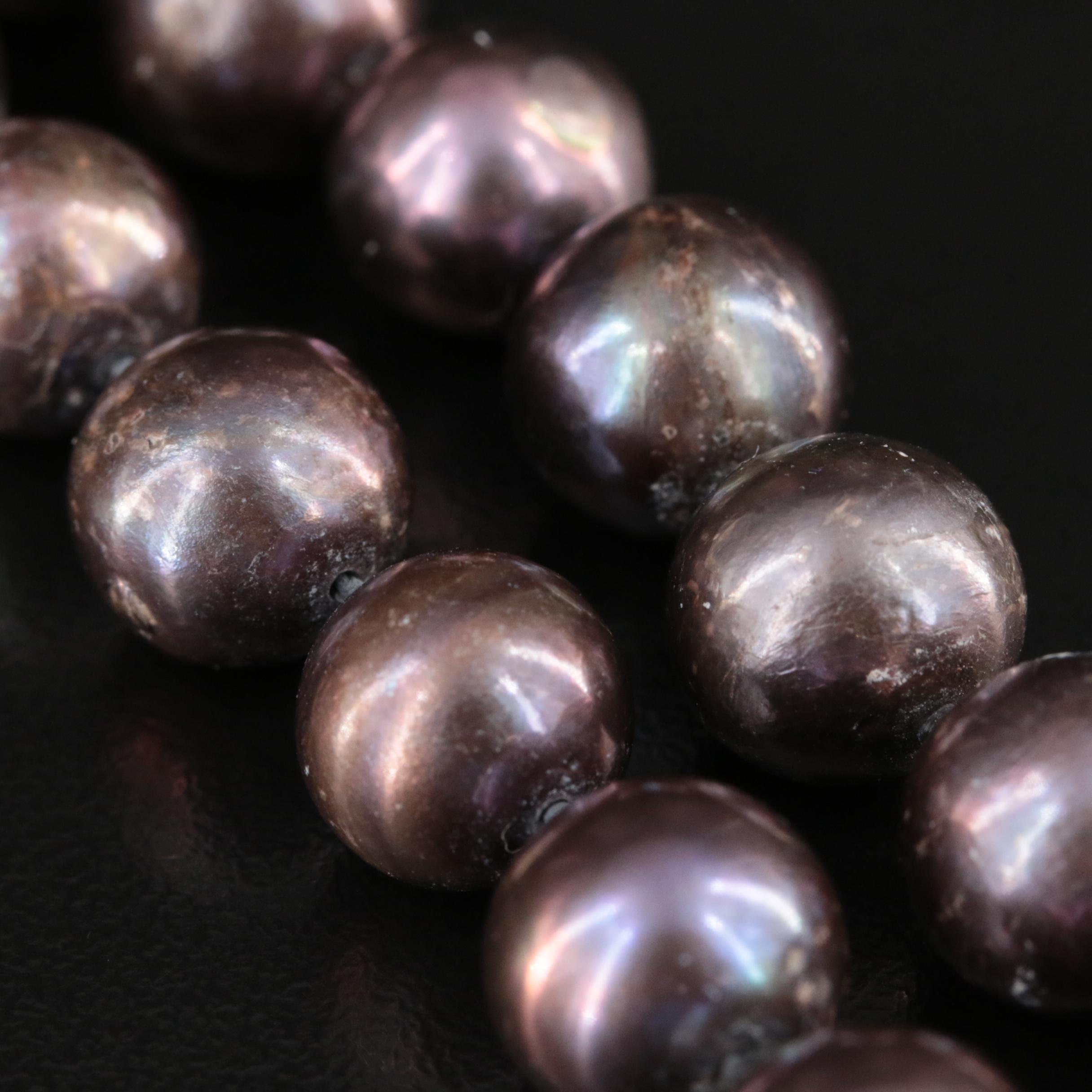 Pearl Necklace with 14K Clasp