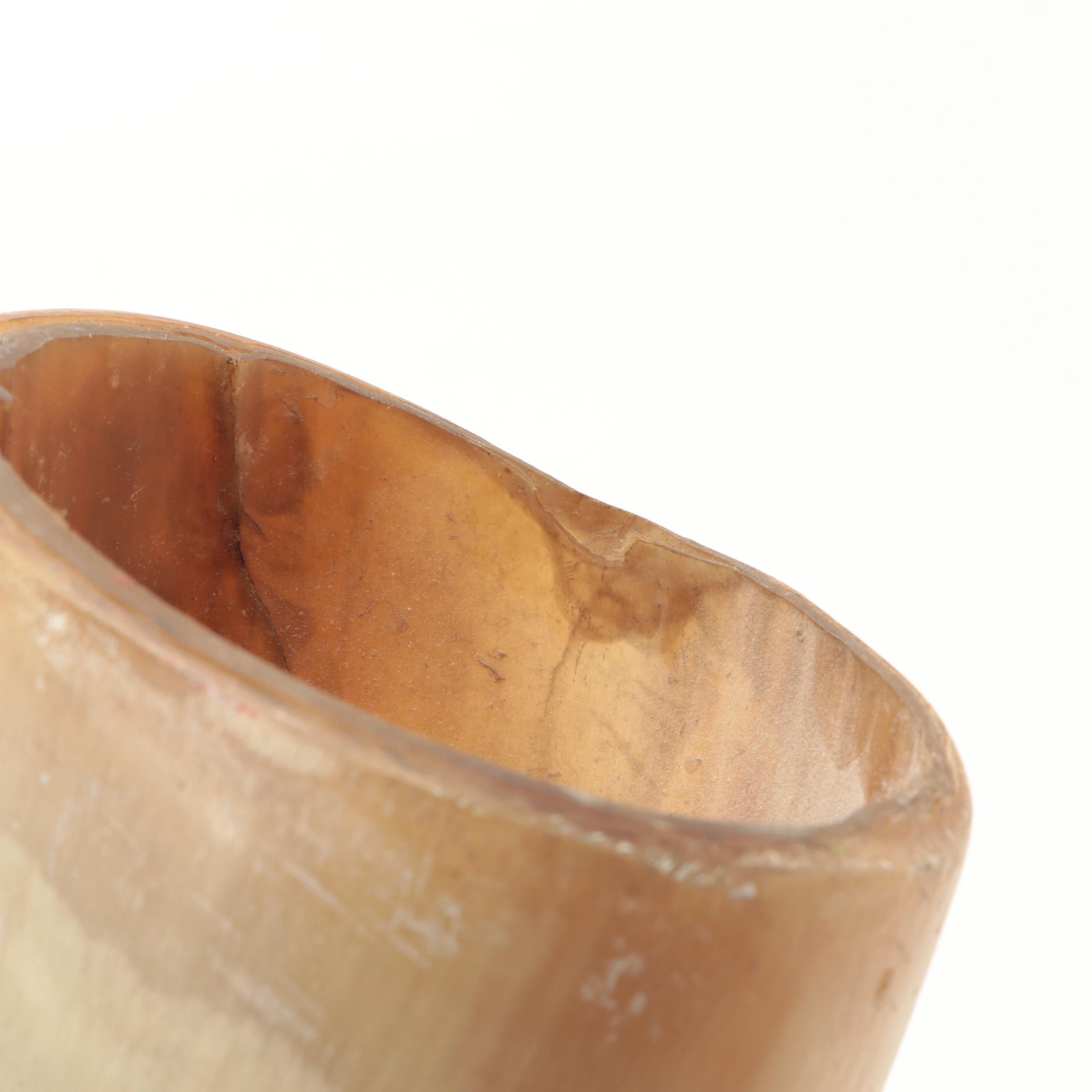 Carved Gun Powder Horns