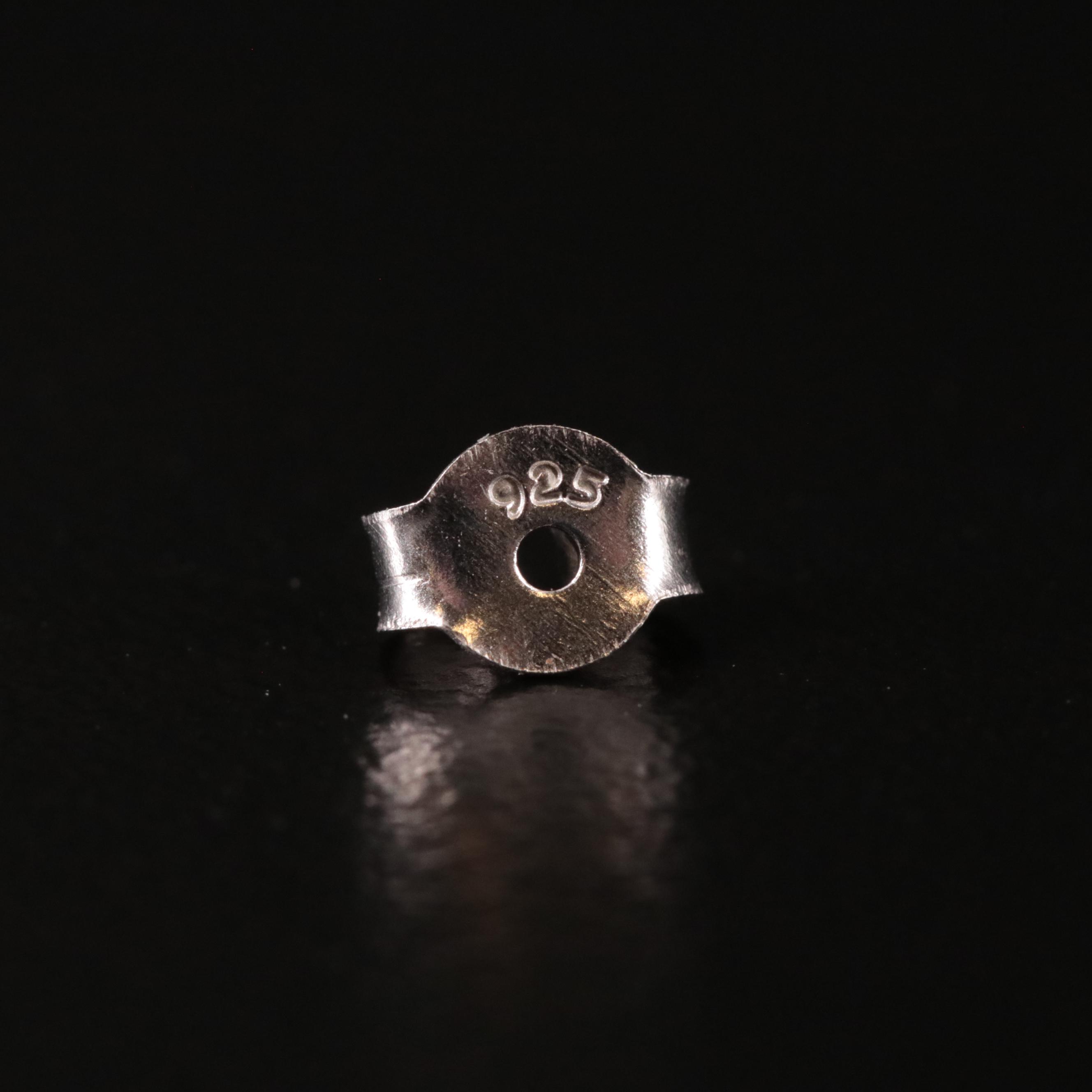 Sterling Cubic Zirconia Stud Earrings