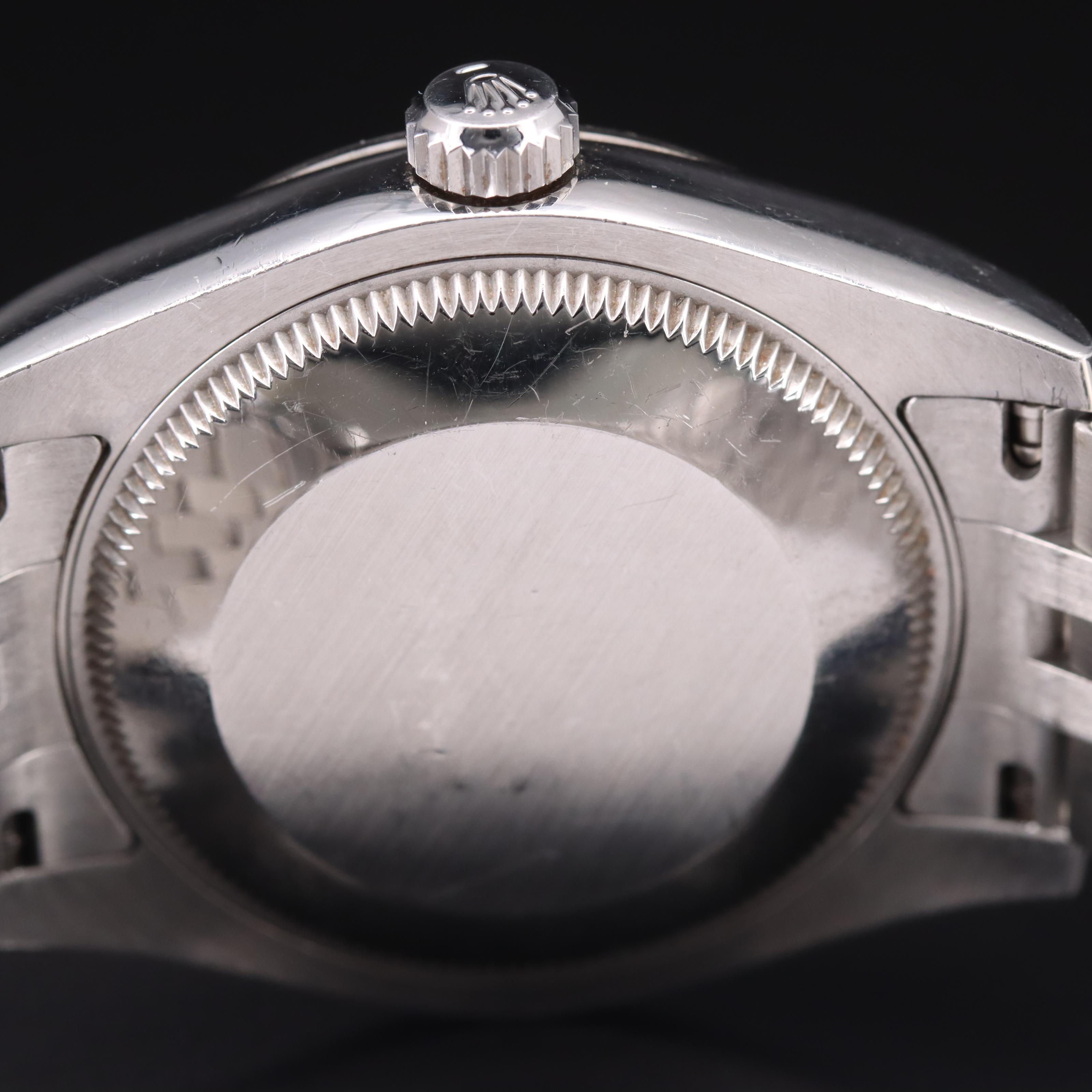 Rolex Datejust 18K and Stainless Steel Diamond Factory Dial Watch