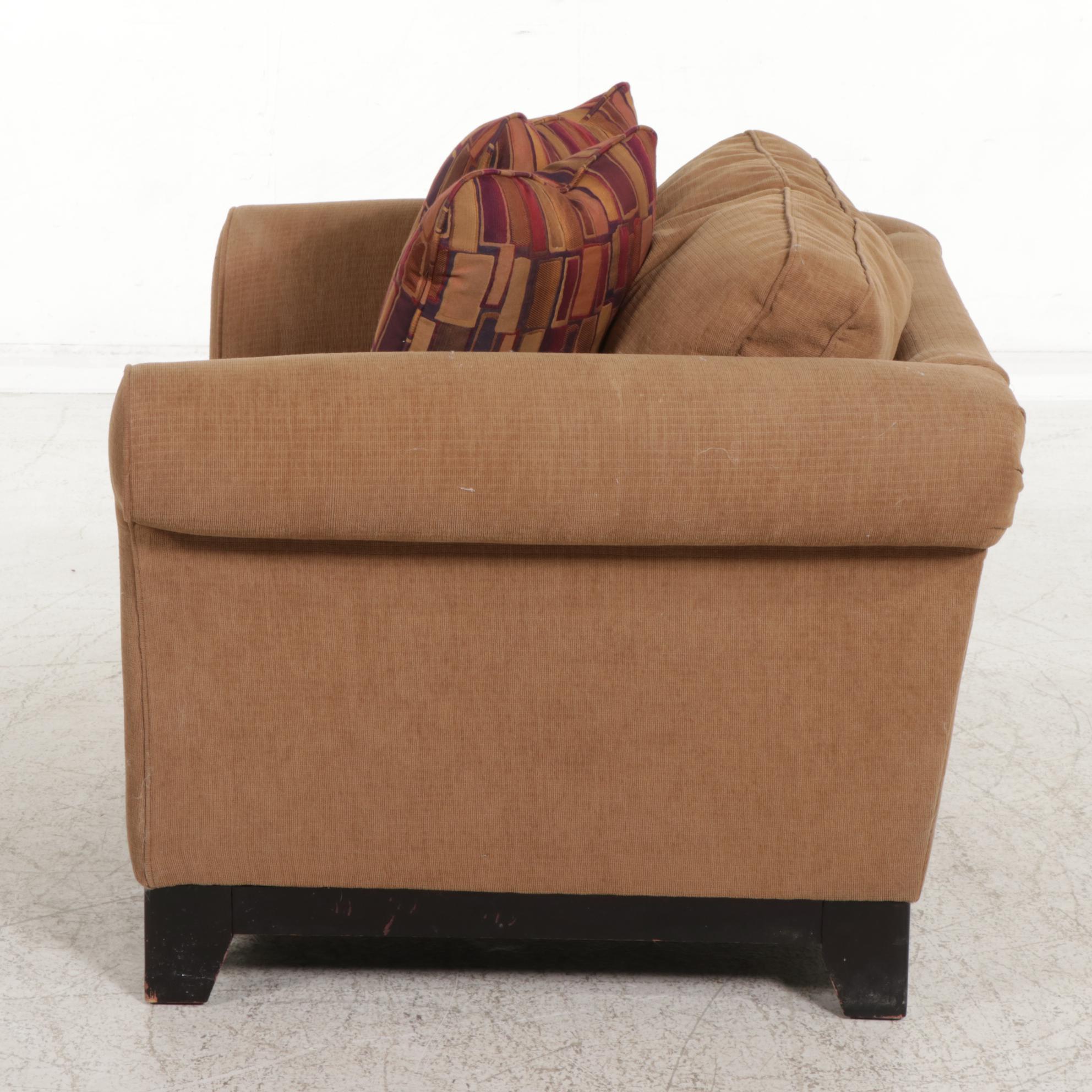 La-Z-Boy Upholstered Rolled Arm Chair-and-a-Half