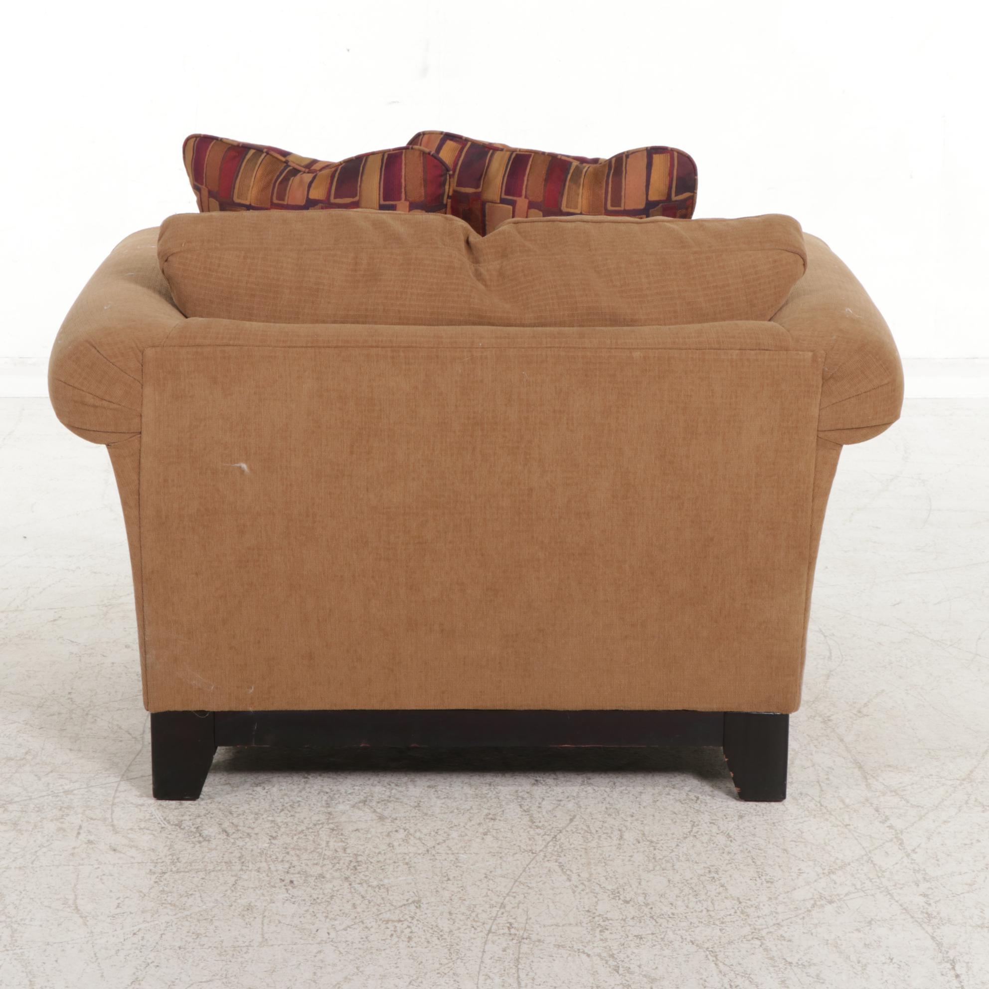 La-Z-Boy Upholstered Rolled Arm Chair-and-a-Half