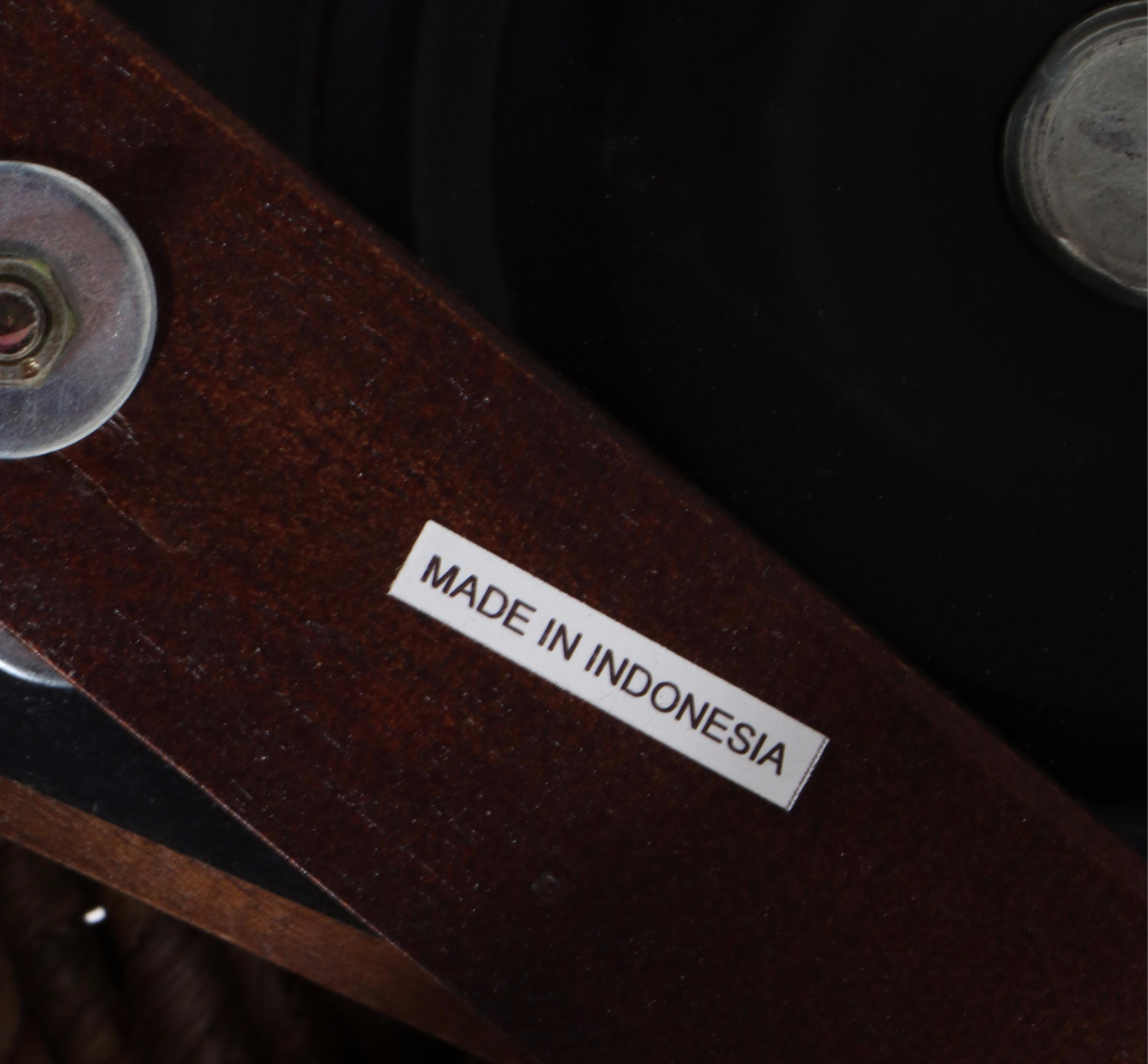 Four Hardwood and Seagrass Swivel Counter Stools