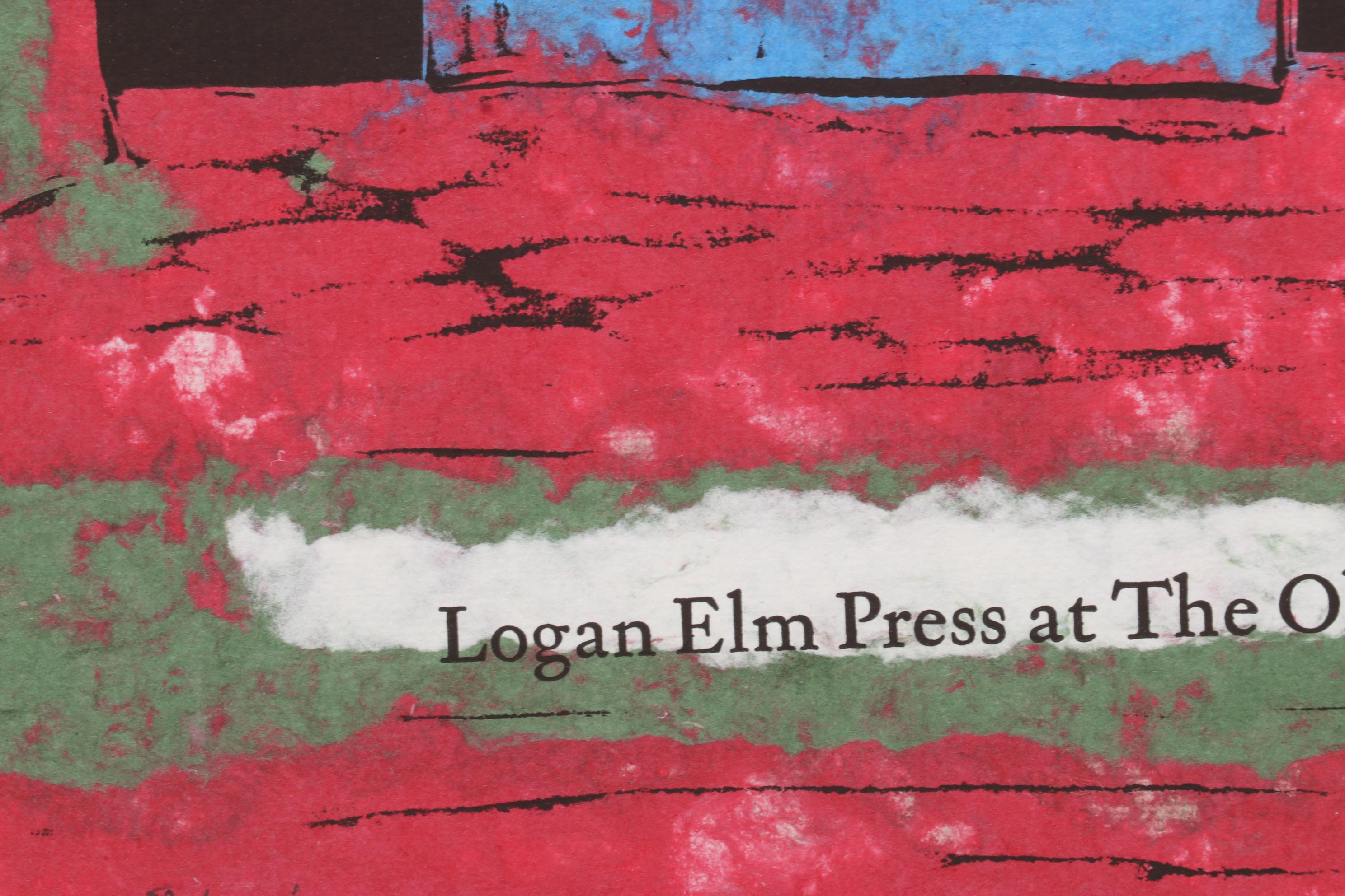 Sidney Chafetz Linocut and Letterpress "Title Page (Epodes: First Poems)," 1992