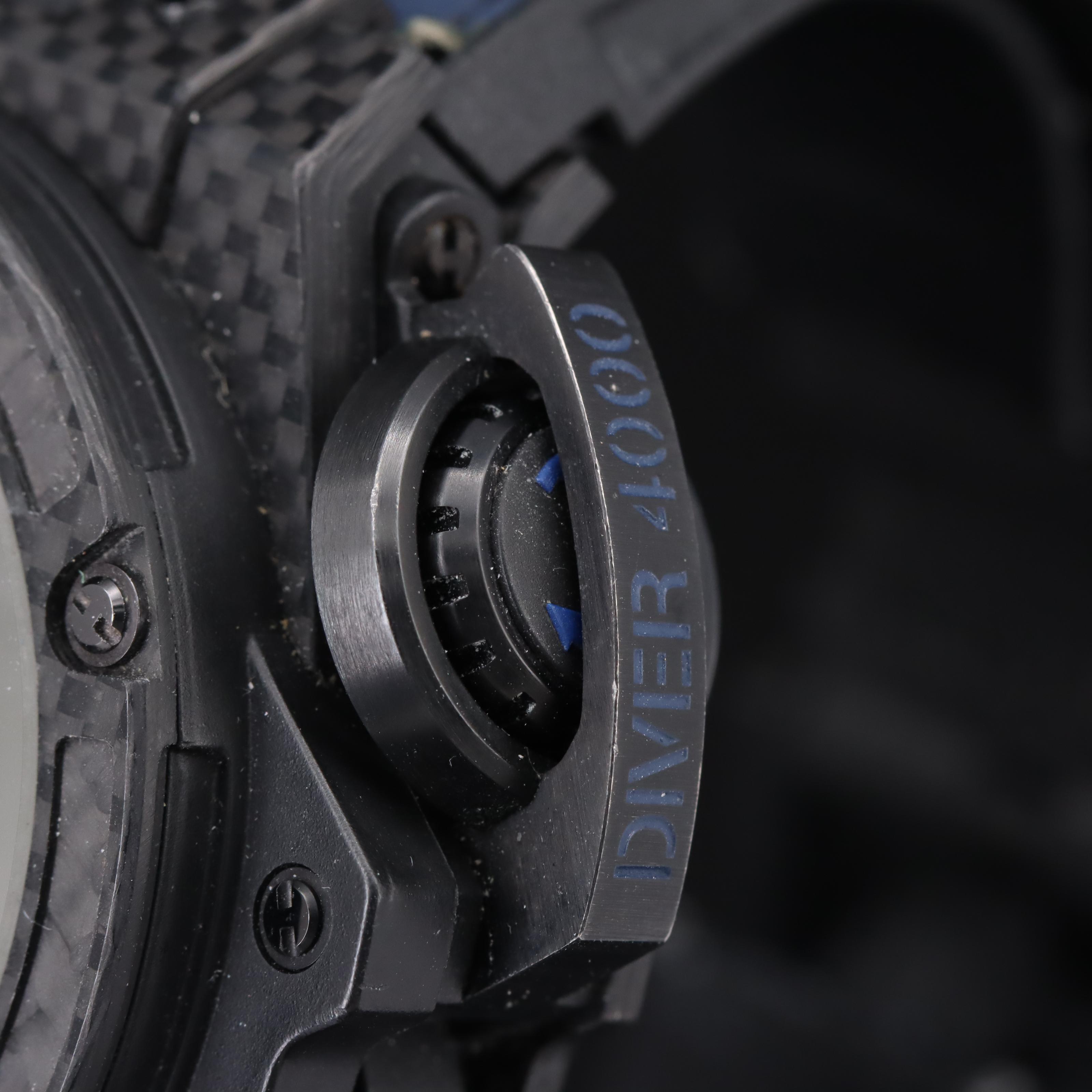 Hublot Big Bang King Power Diver All Black Blue Watch