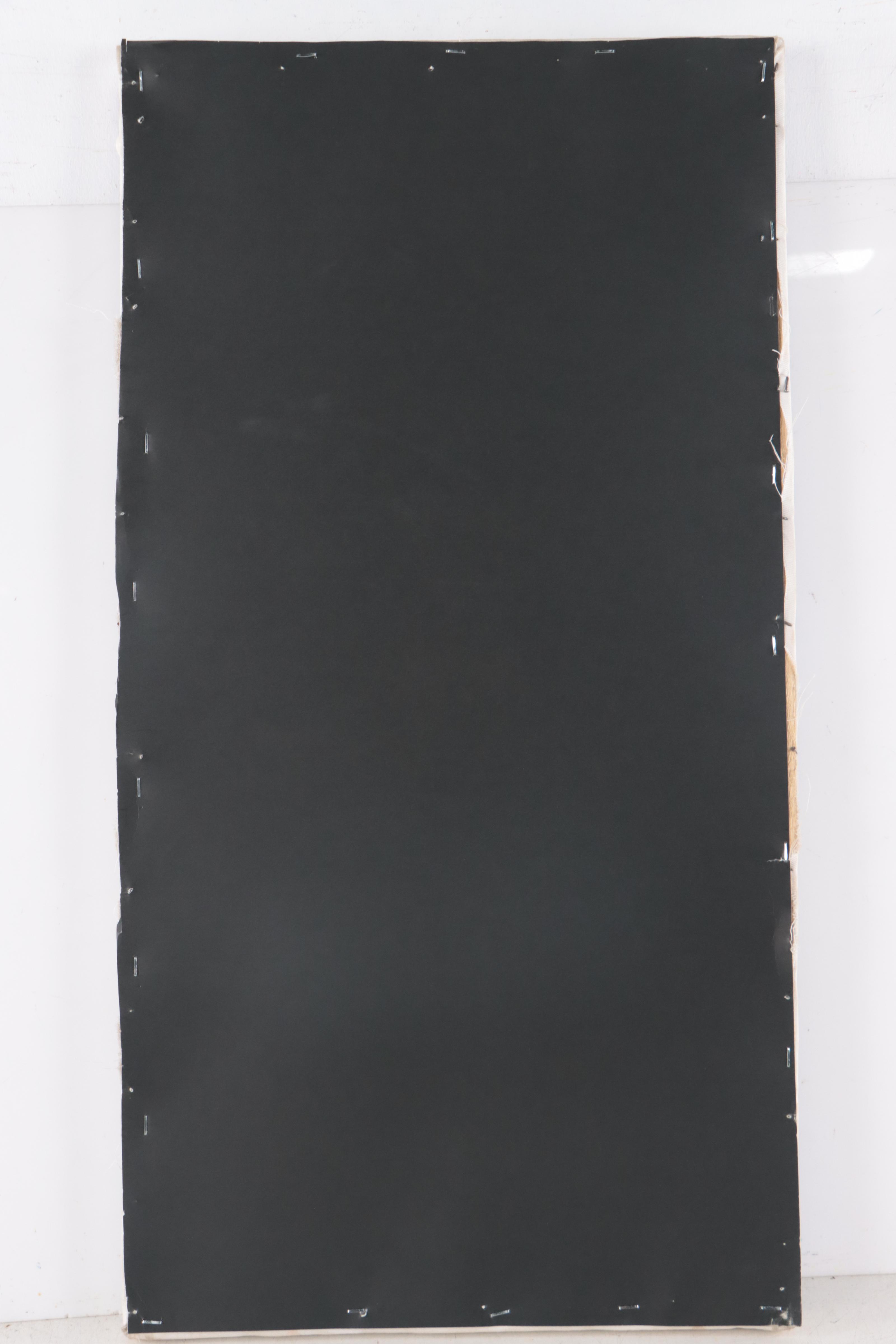 Lanre Buramioh Floral Mixed Media Painting, 21st Century