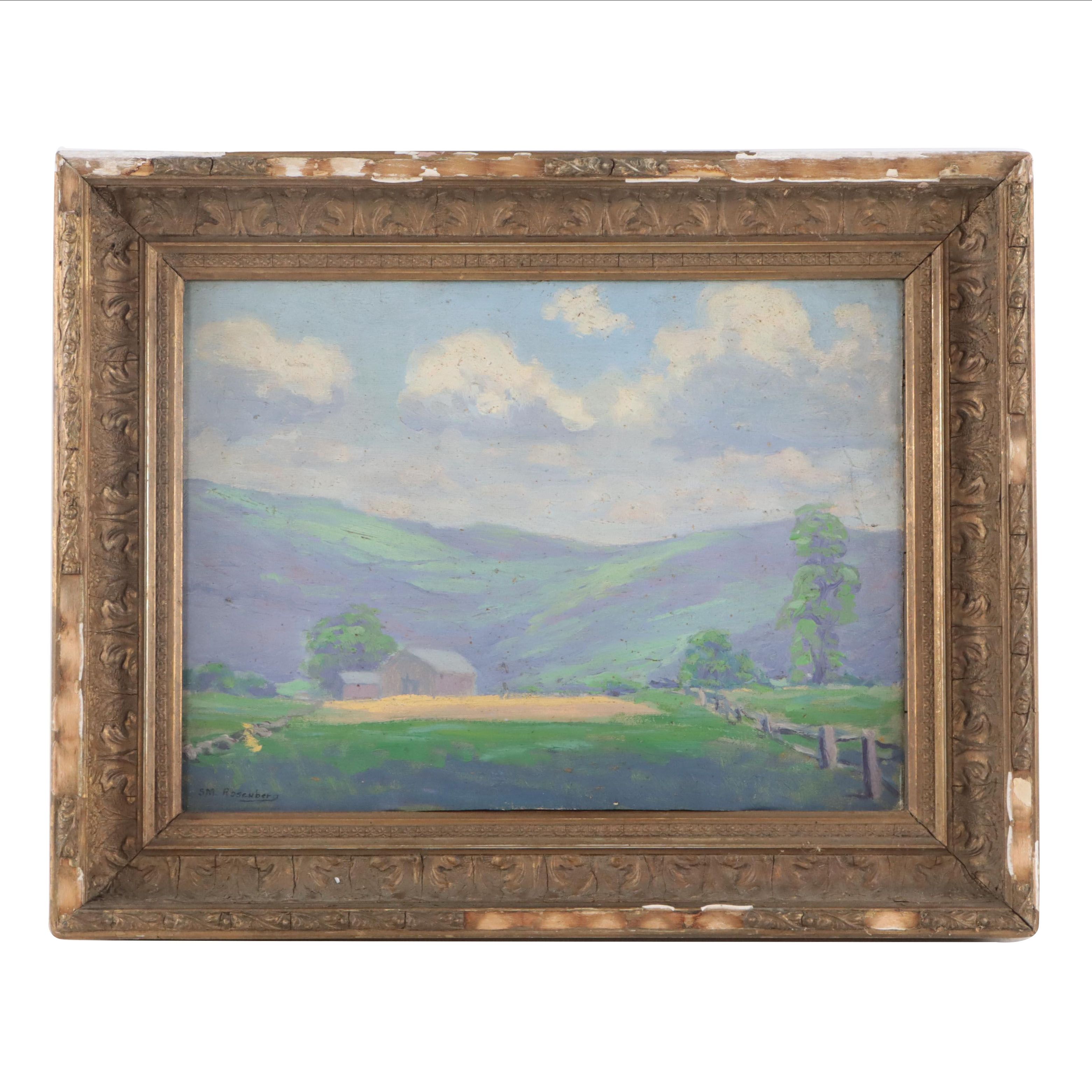 Country Landscape Oil Painting