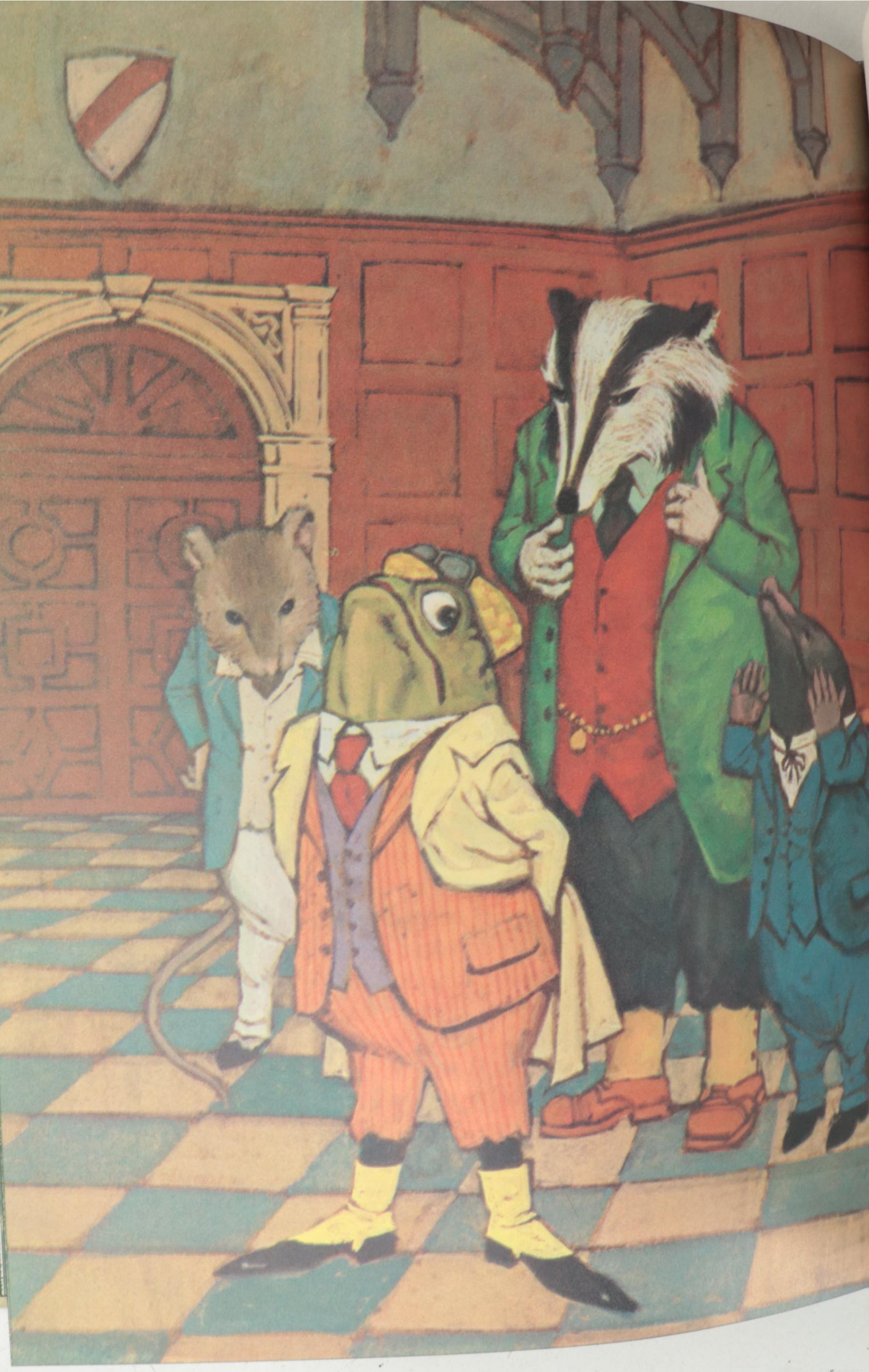 Illustrated "The Wind in the Willows" by Kenneth Grahame, 1977
