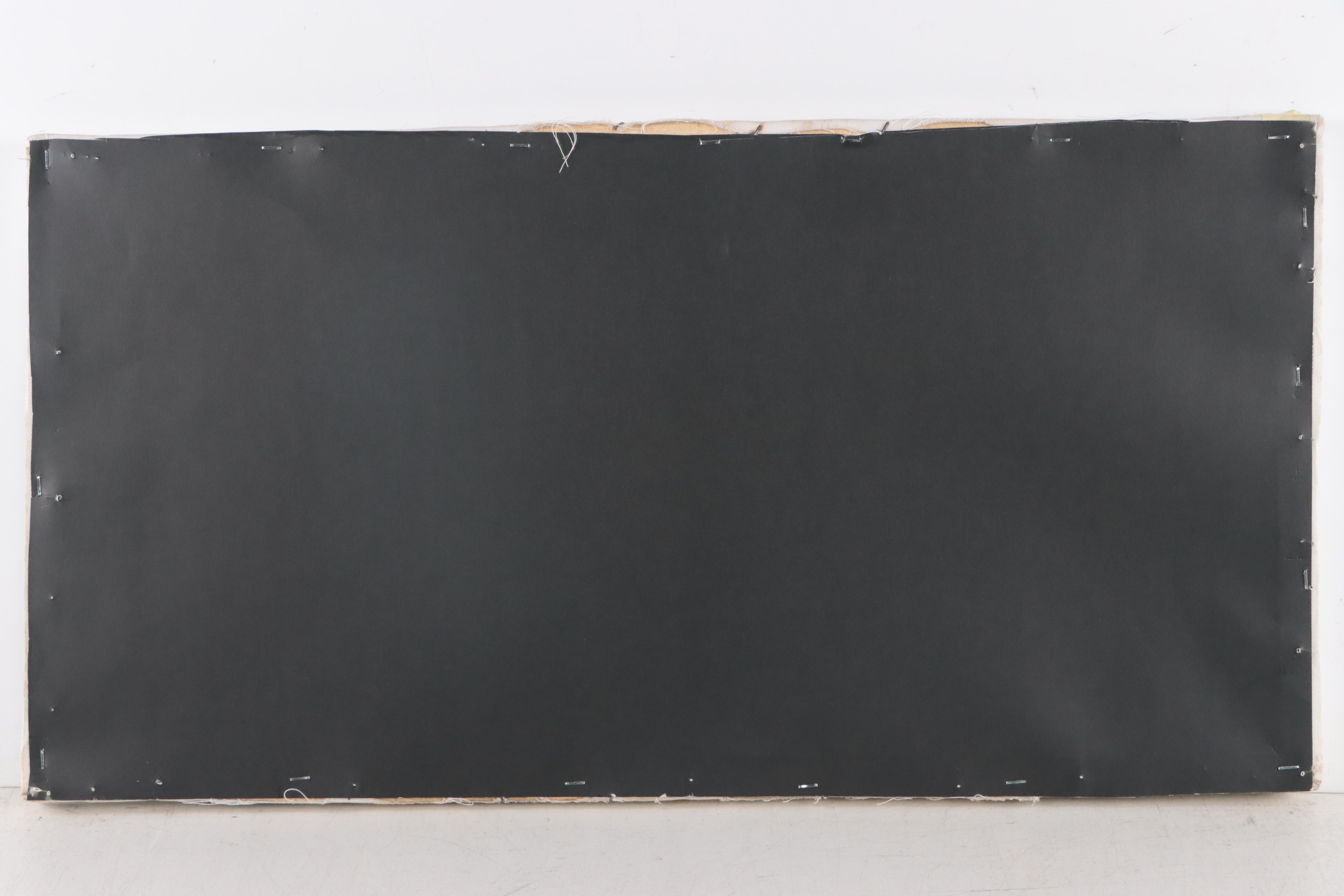 Lanre Buraimoh Floral Mixed Media Painting, 2022