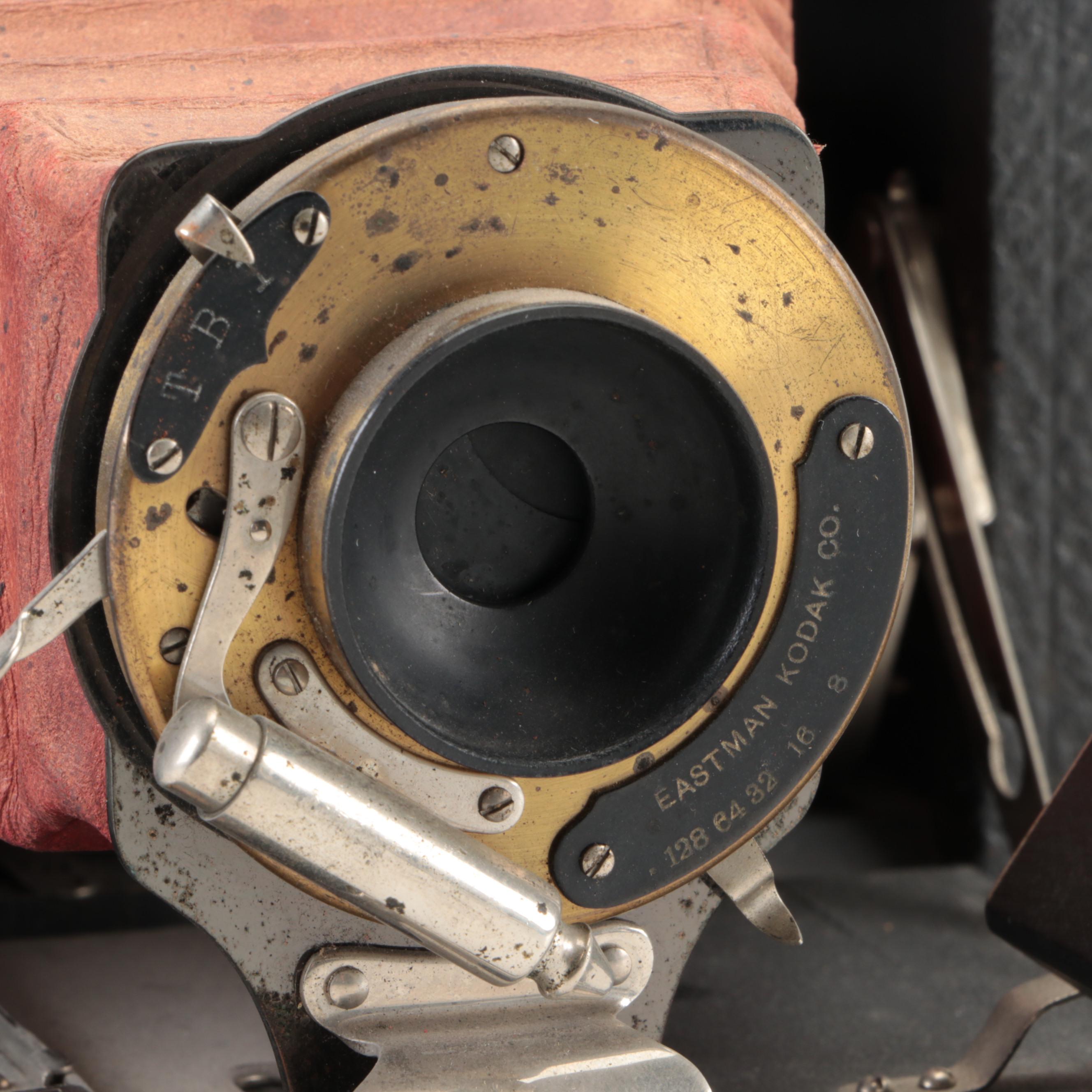 Two Eastman Kodak Co. Folding Box Camera, Early 20th Century