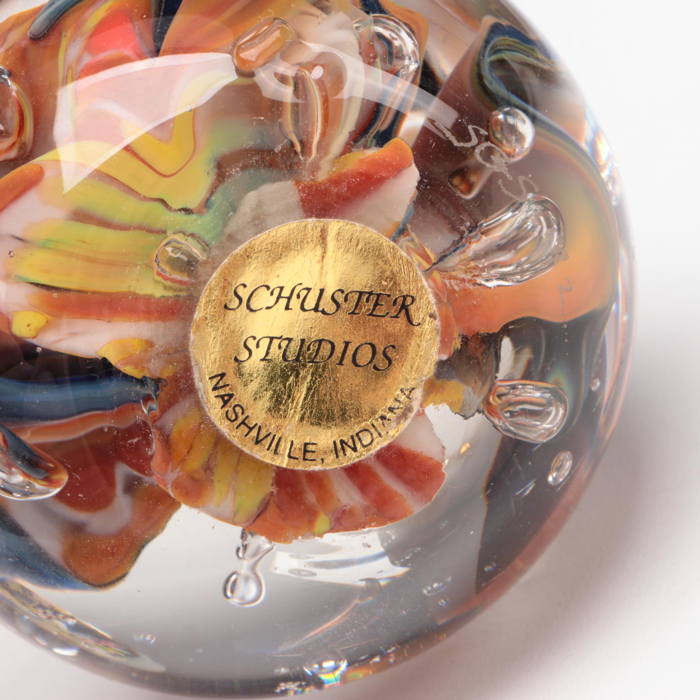 Millefiori, Confetti, Controlled Bubble and Swirl Glass Paperweights