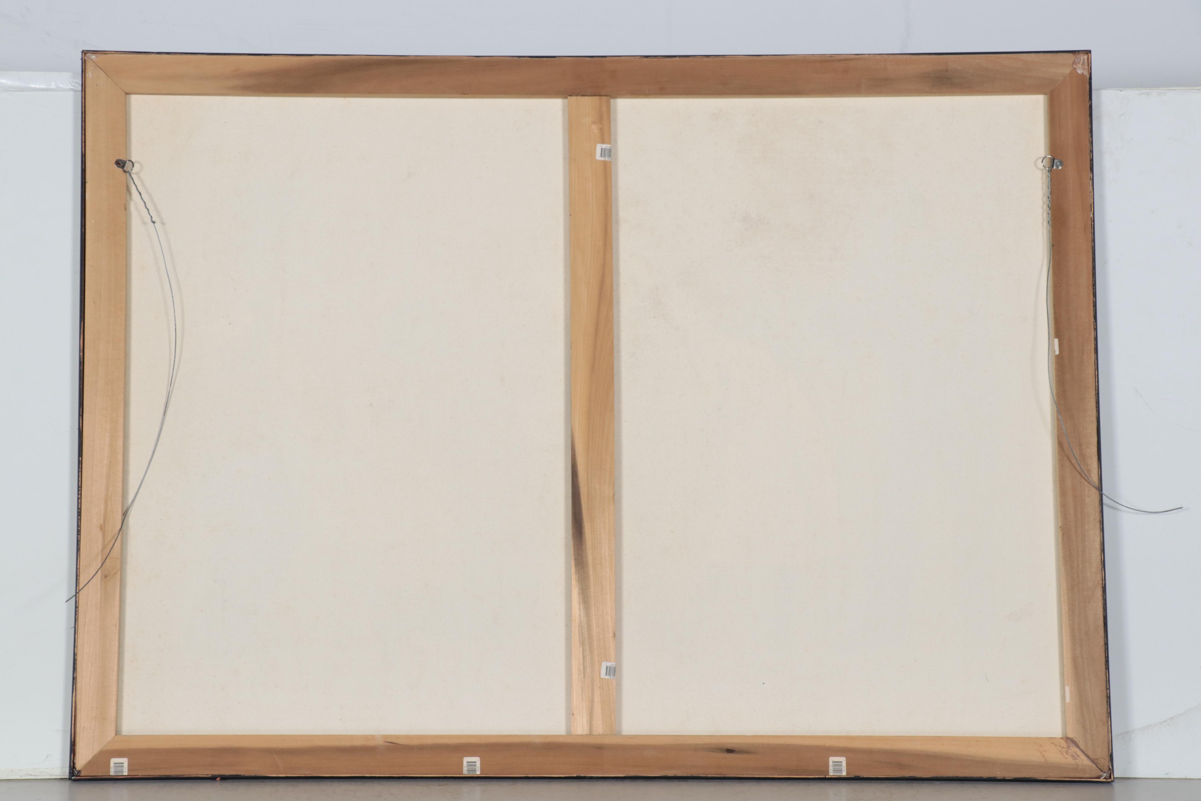 Molly Dee Large Scale Acrylic Painting "King Charles - 1921," Late 20th Century