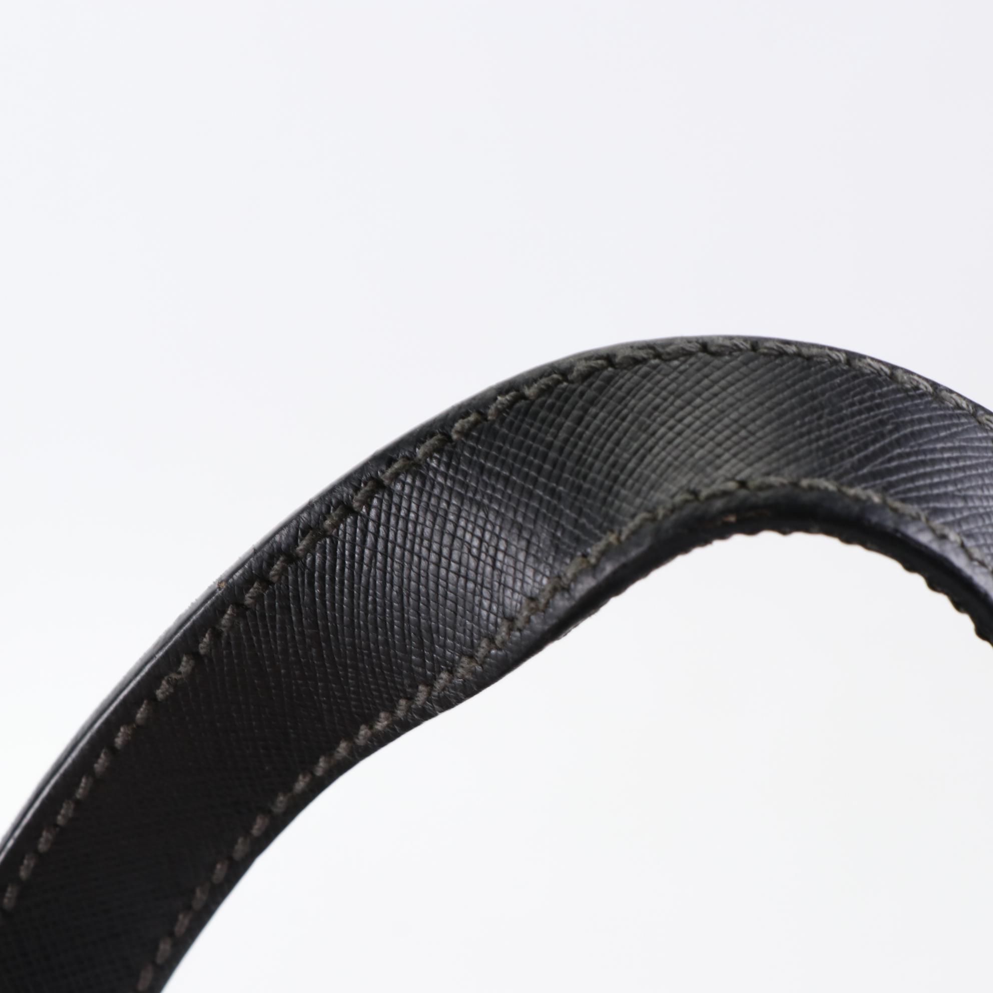 Prada Nylon Tessuto and Saffiano Leather Two-Way Bag