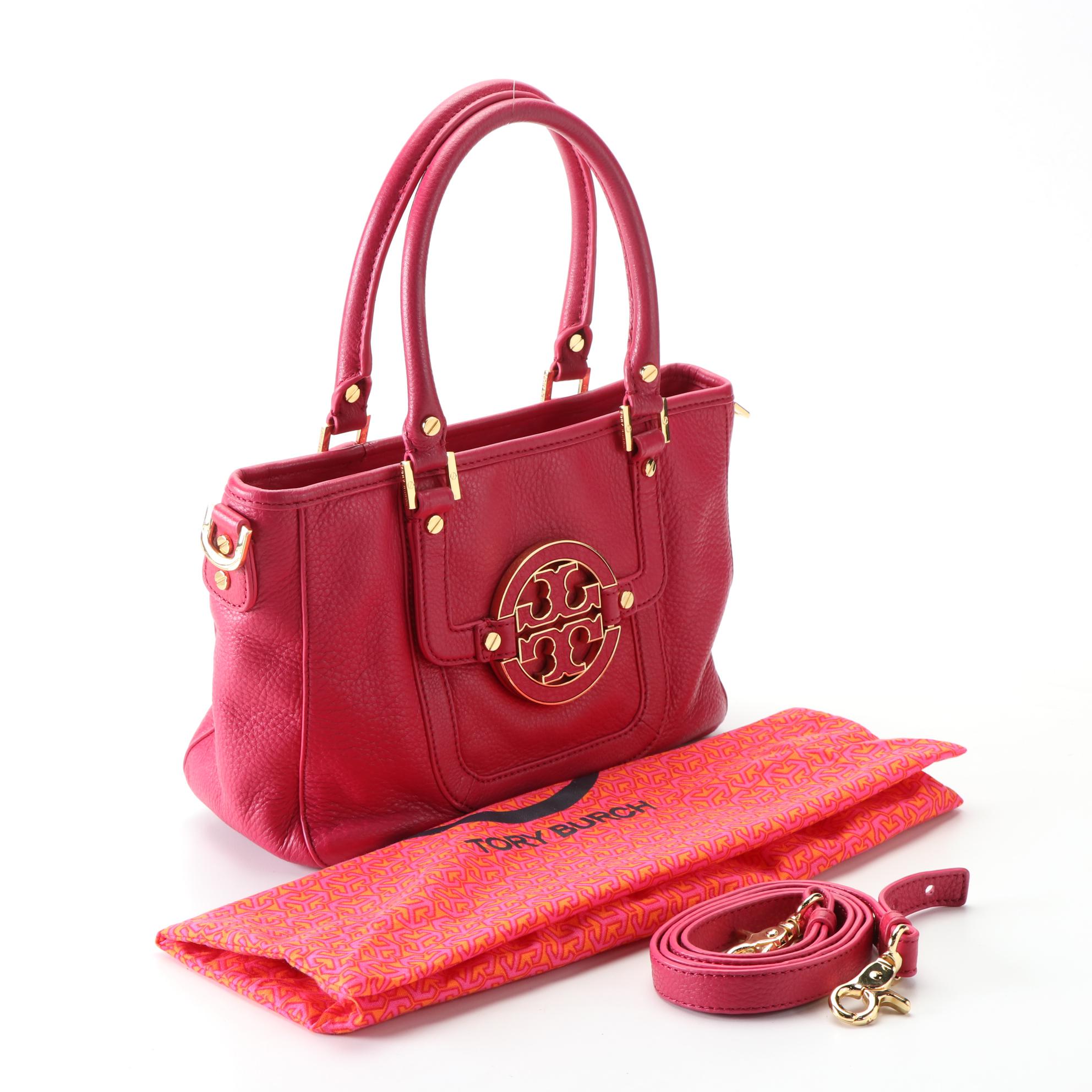 Tory Burch Amanda Mini Satchel in Grained Leather