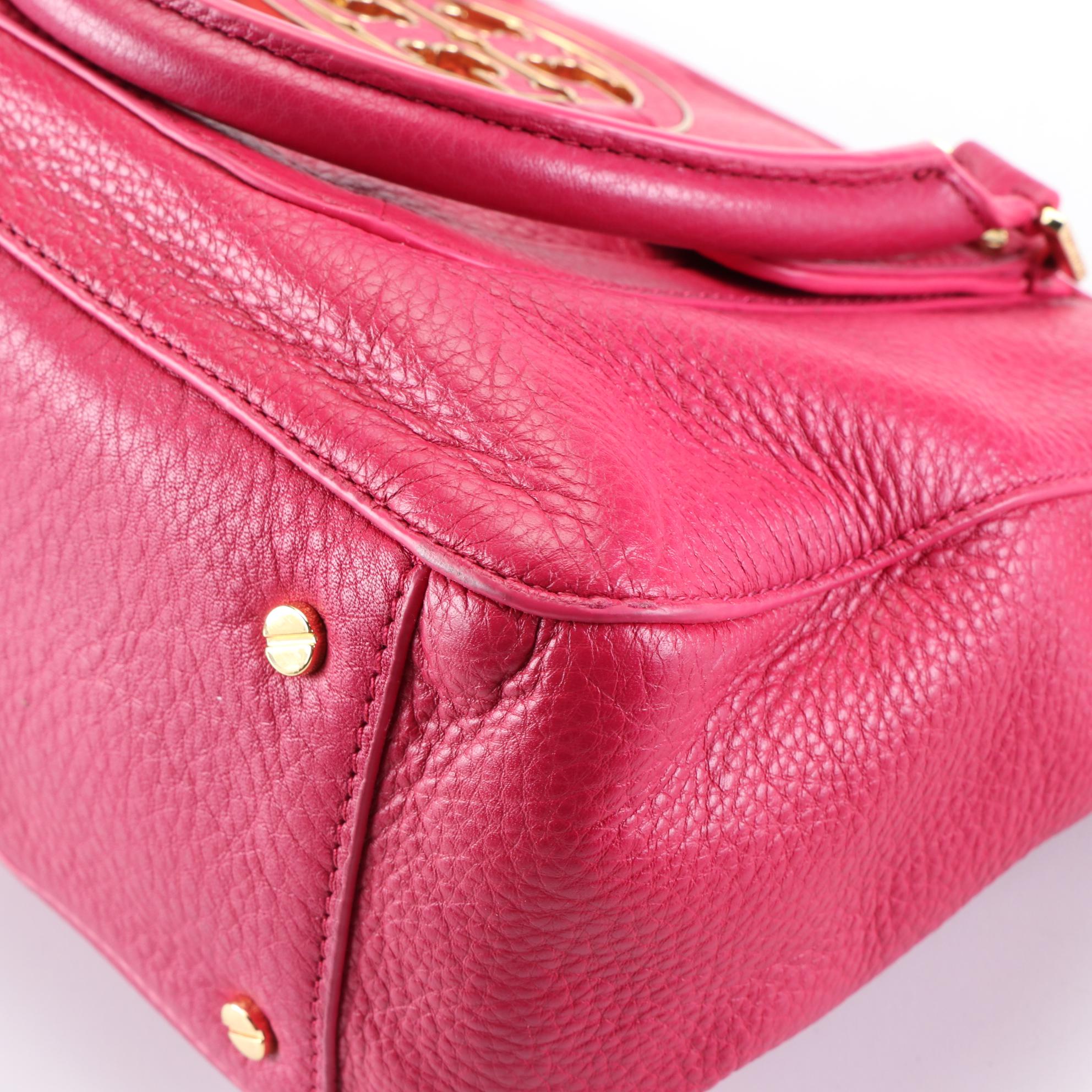 Tory Burch Amanda Mini Satchel in Grained Leather