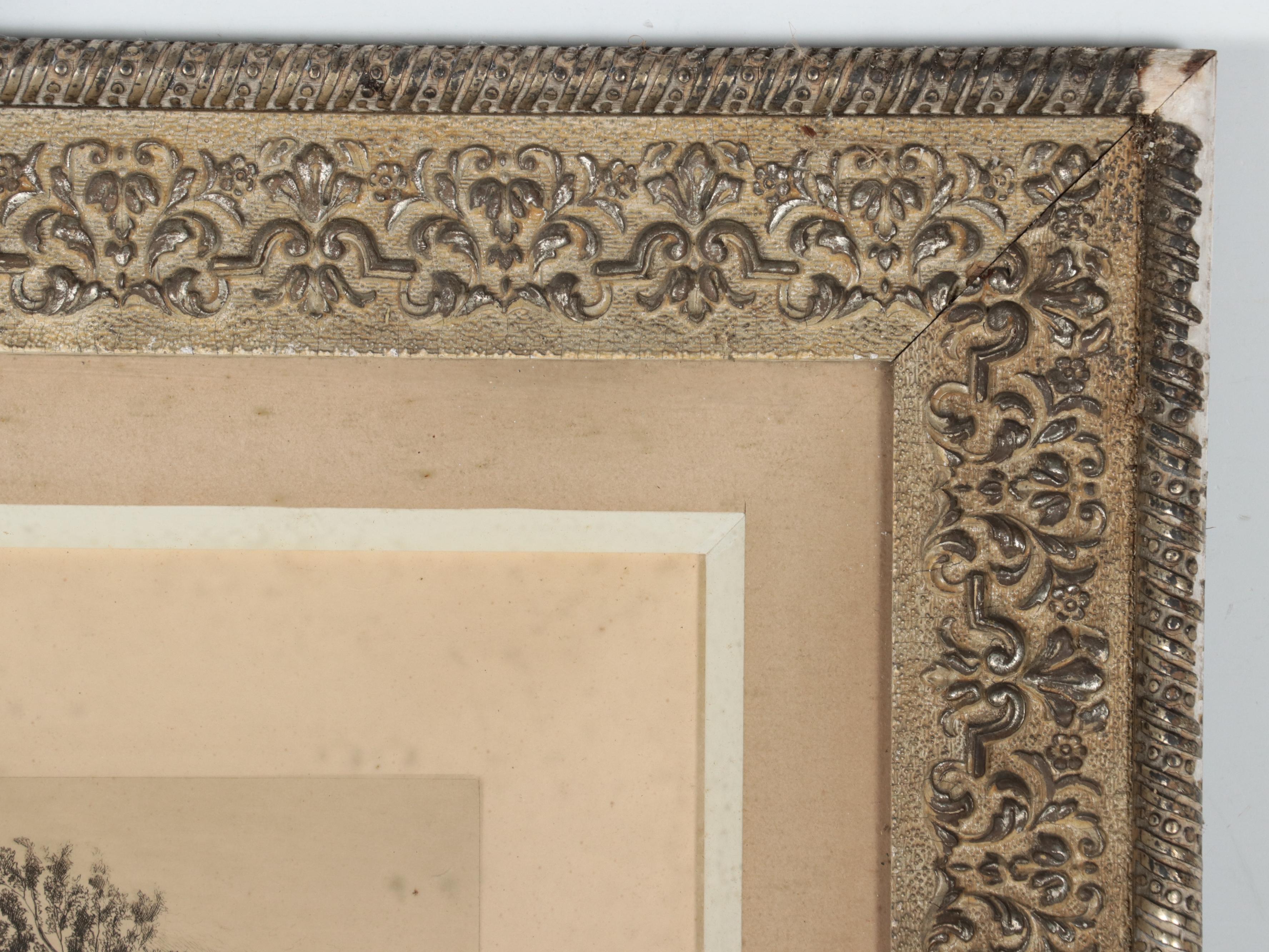 John Hill Millspaugh Etching of Country Landscape, Circa 1875