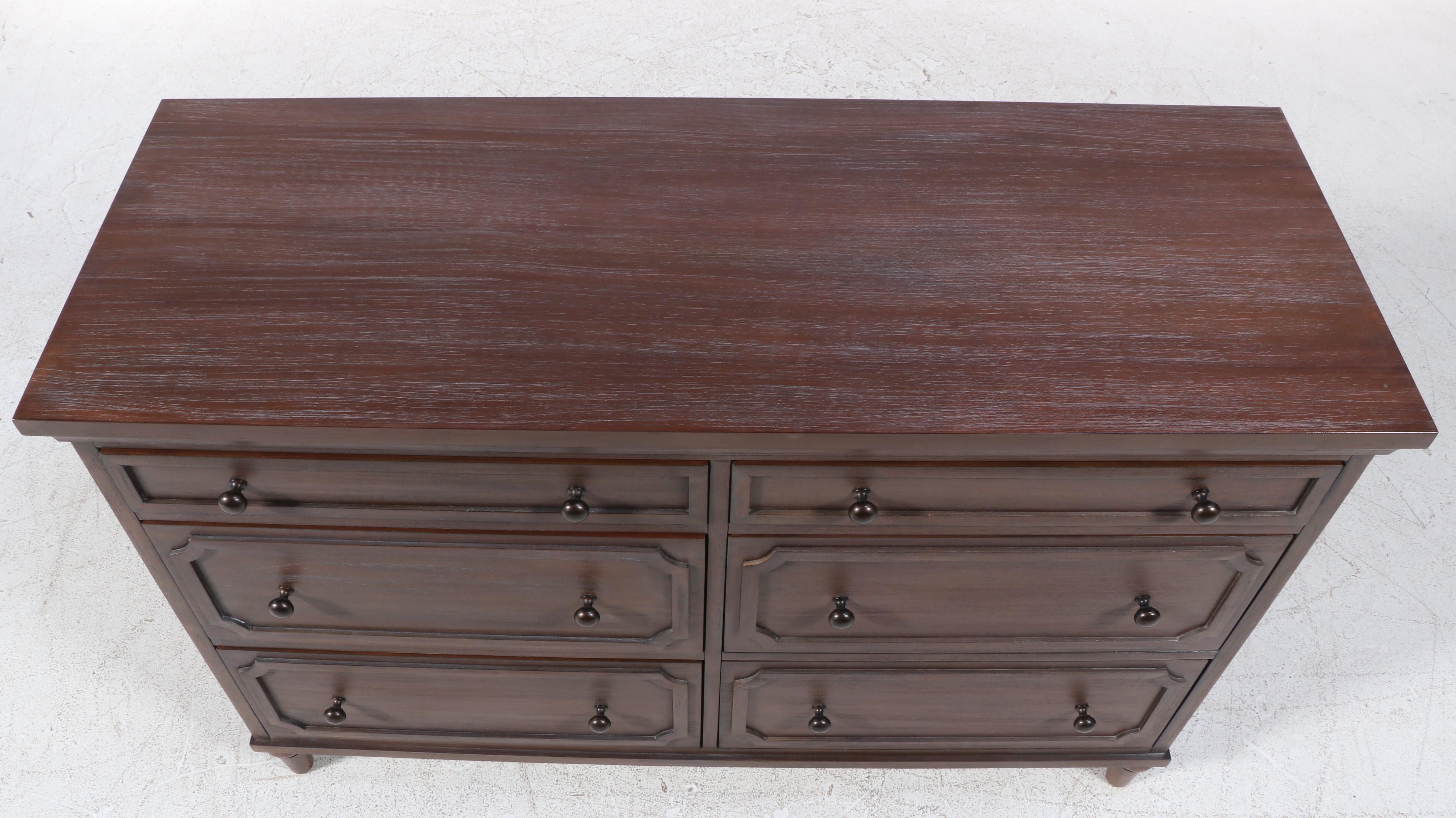 Ballard Designs "Isabella" Hardwood Six-Drawer Chest