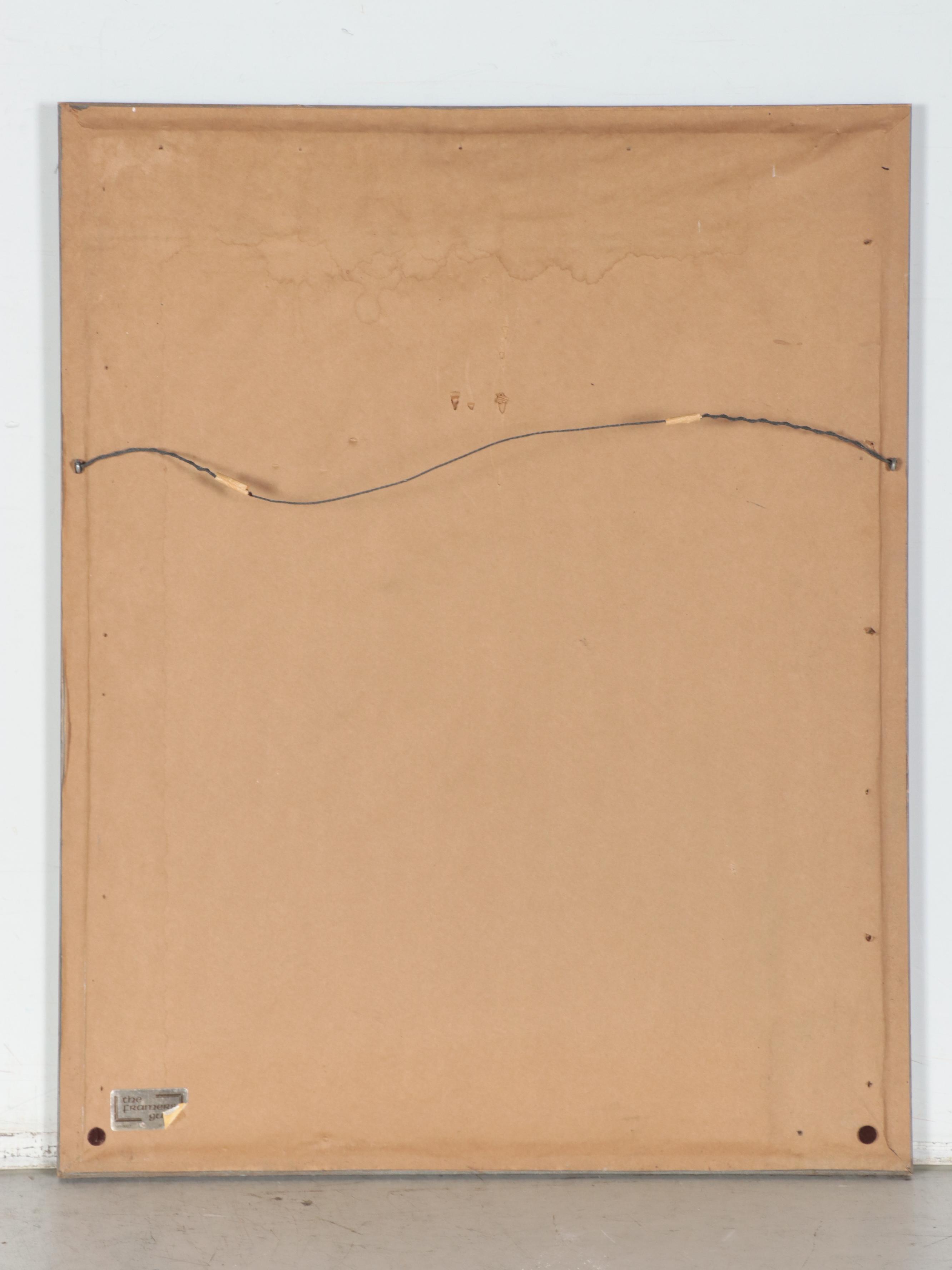 Gregory Hill Hand-Colored Rotogravure "Bartlett's Wagon," Late 20th Century