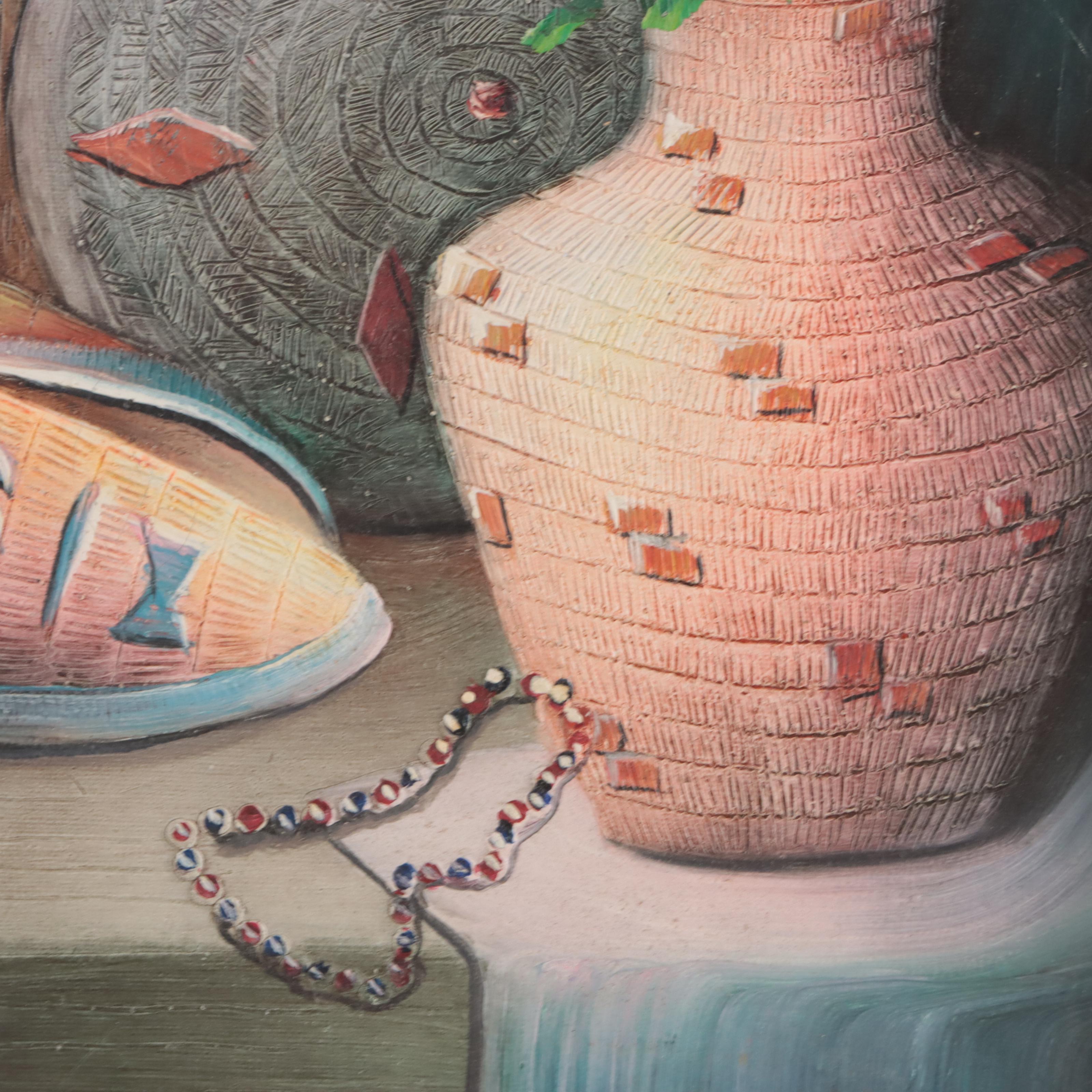 Charles Benolt Acrylic Still Life Painting