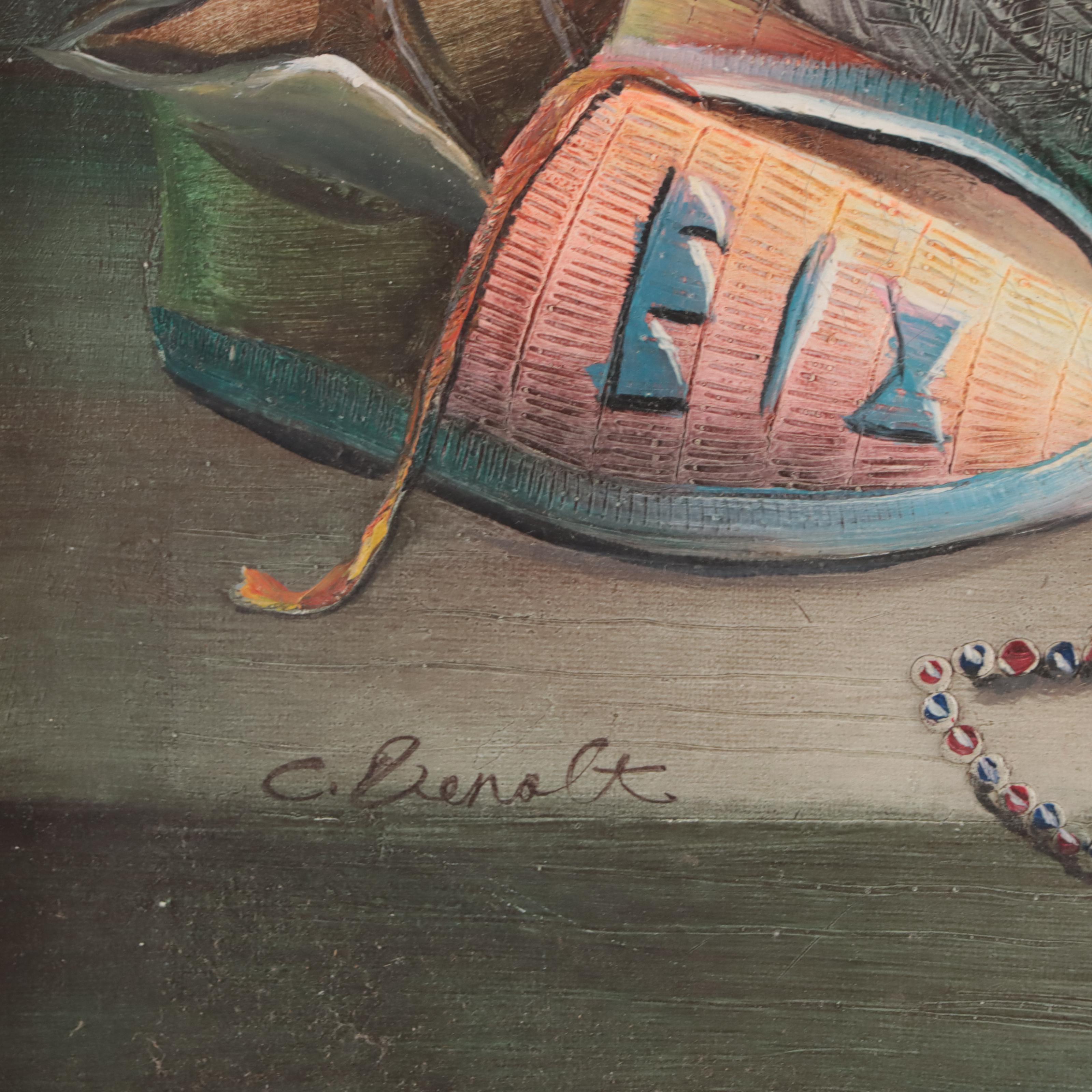 Charles Benolt Acrylic Still Life Painting