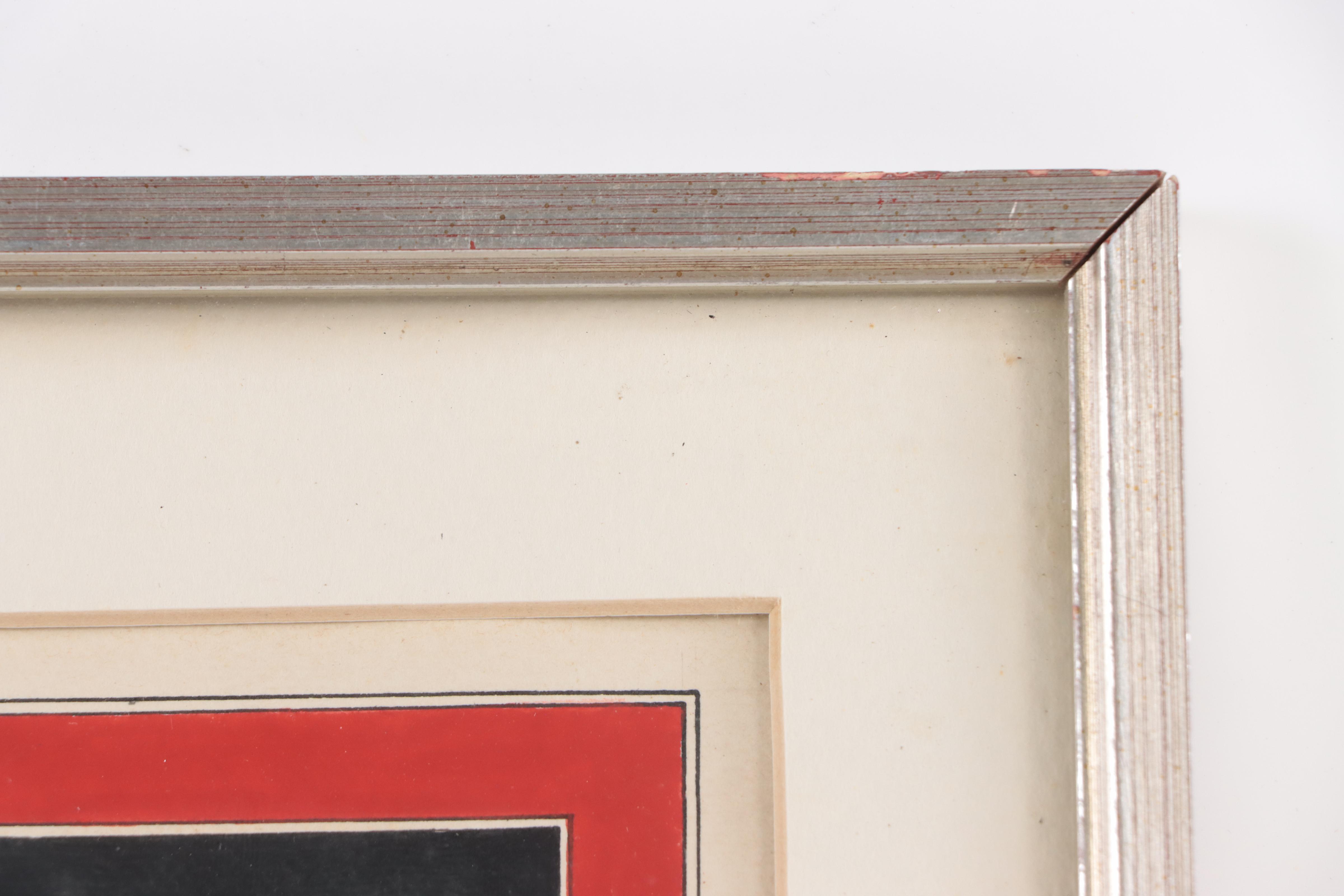 Maria Graziano Gouache Painting "Pompei - Amorini in Bighelli Cervi"